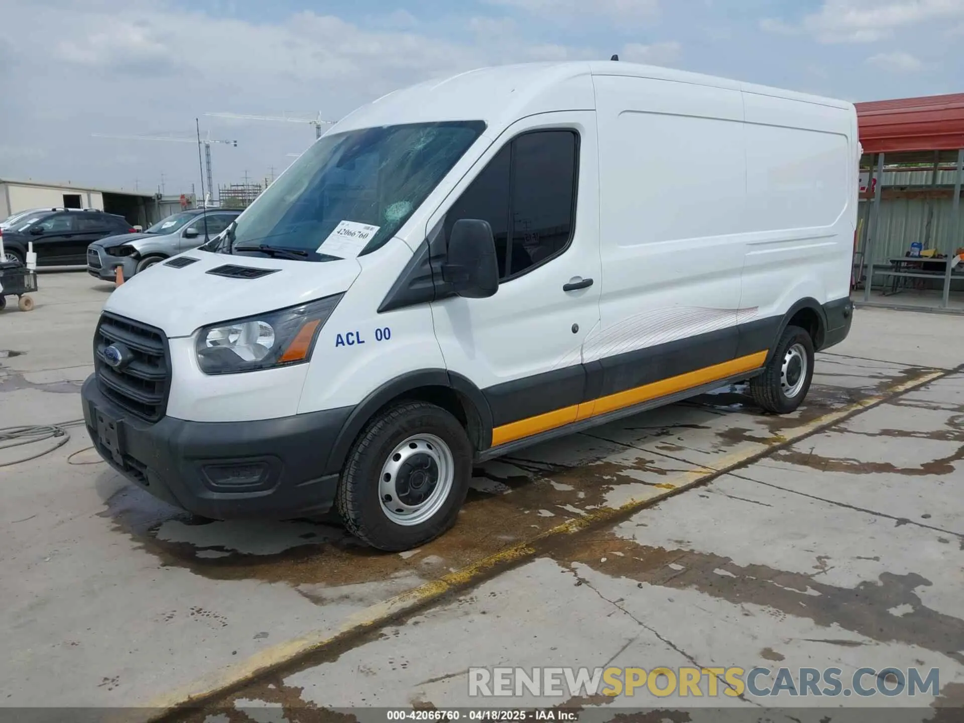 2 fotografías del automóvil dañado 1FTBR1CG3LKB71783 FORD TRANSIT-250 2020
