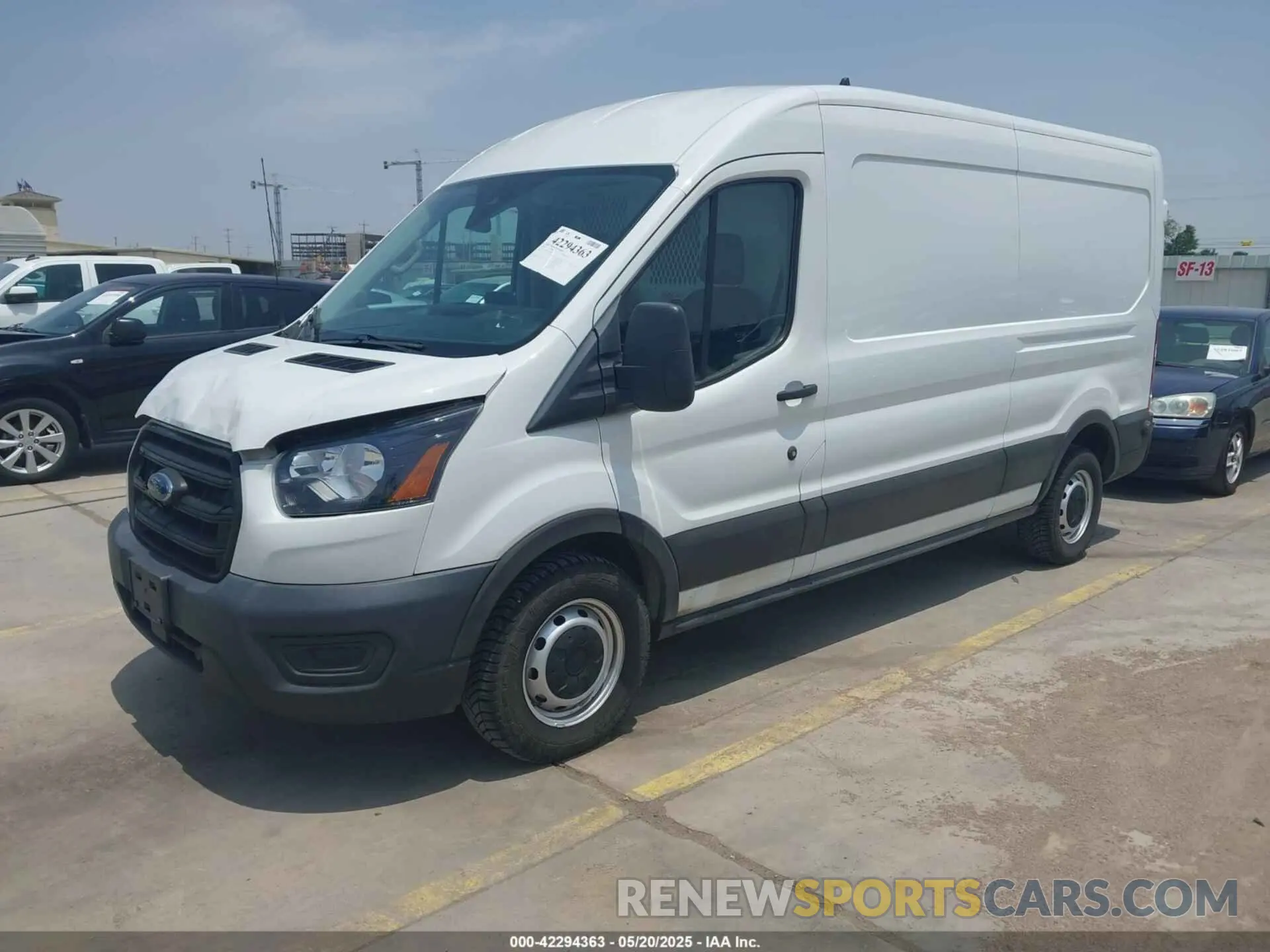 2 fotografías del automóvil dañado 1FTBR1CG4LKB26402 FORD TRANSIT-250 2020
