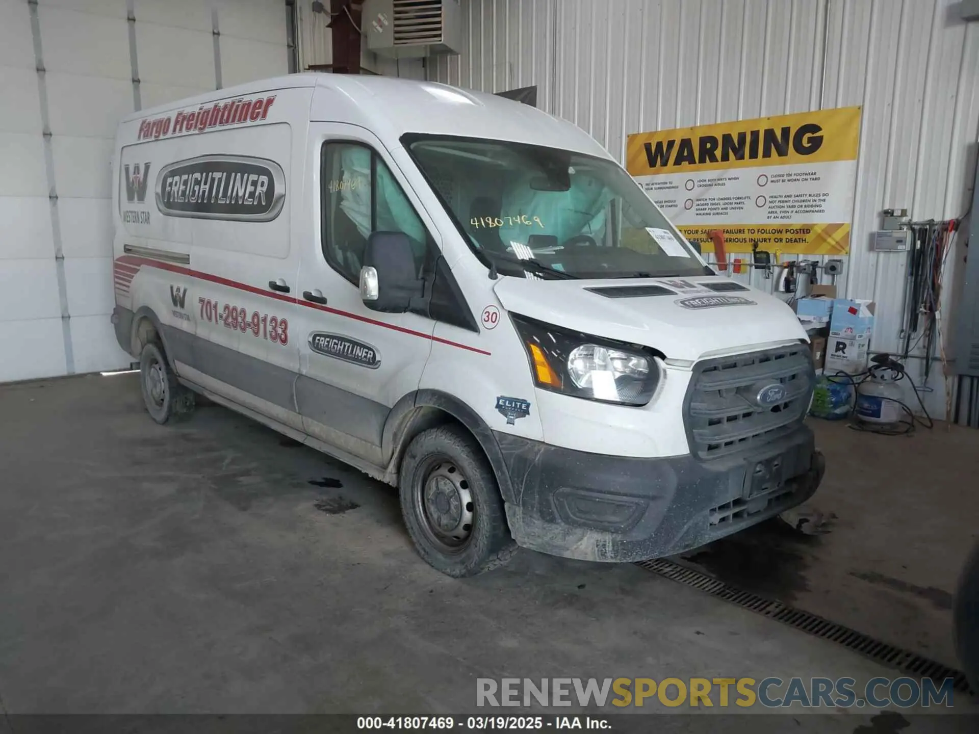 1 fotografías del automóvil dañado 1FTBR1CG9LKB59461 FORD TRANSIT-250 2020