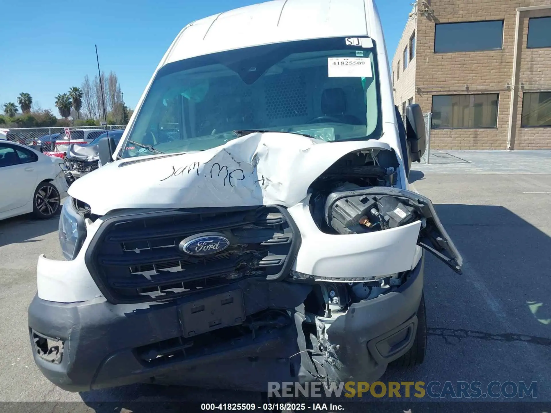 6 fotografías del automóvil dañado 1FTBR1X84LKB78275 FORD TRANSIT-250 2020
