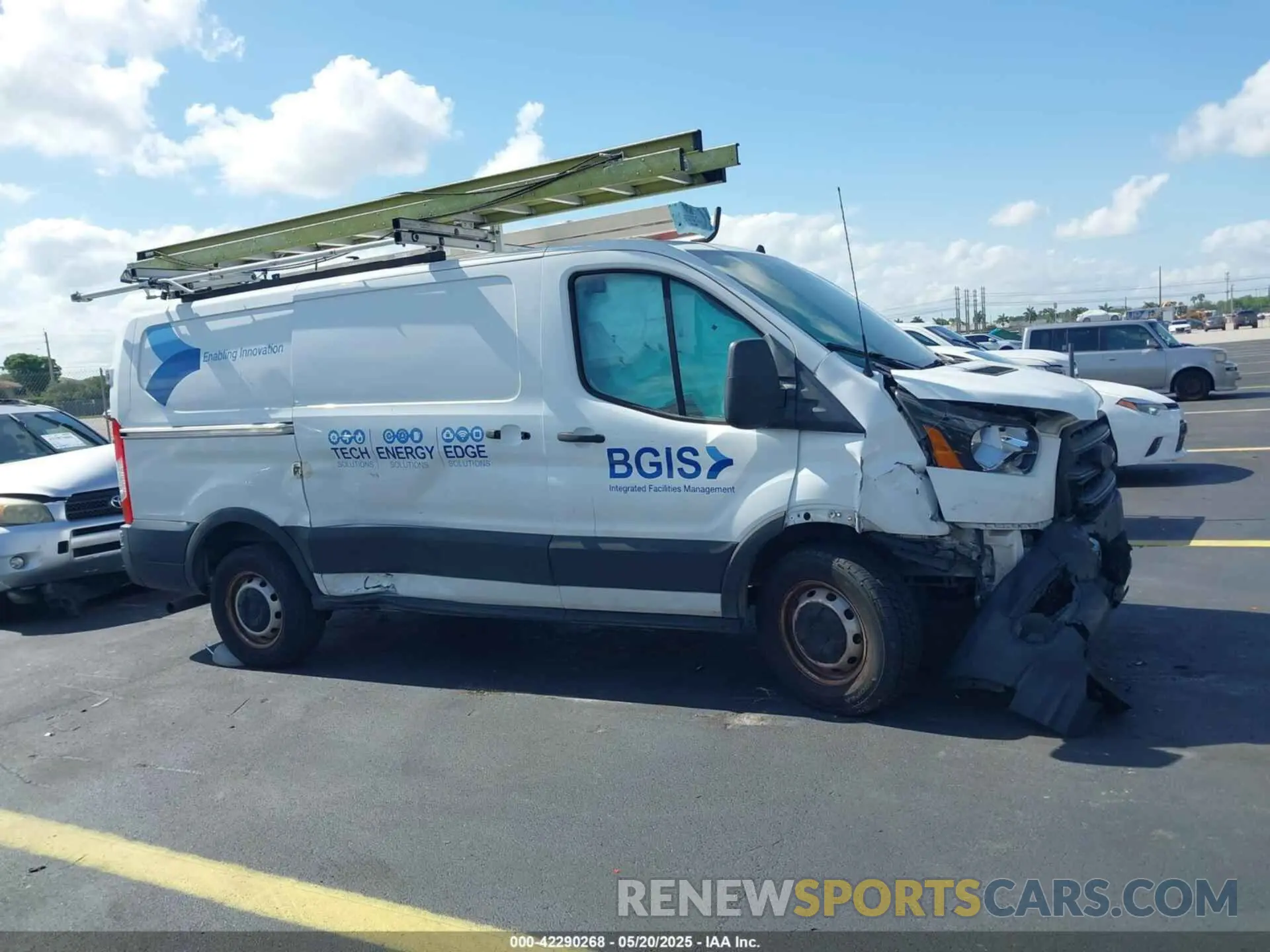 6 fotografías del automóvil dañado 1FTBR1Y86LKB30999 FORD TRANSIT-250 2020