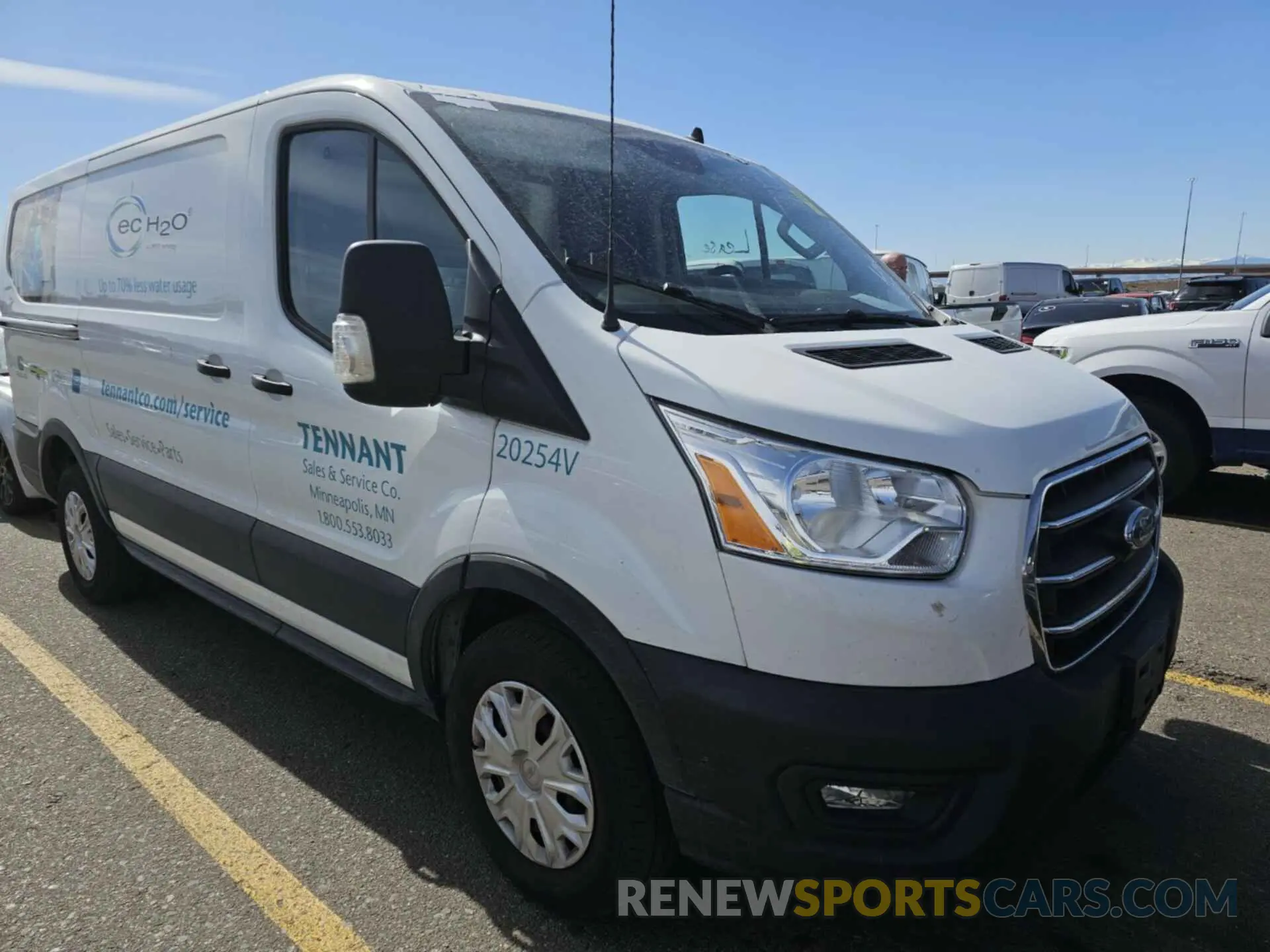 5 fotografías del automóvil dañado 1FTBR1YGXLKB79159 FORD TRANSIT-250 2020