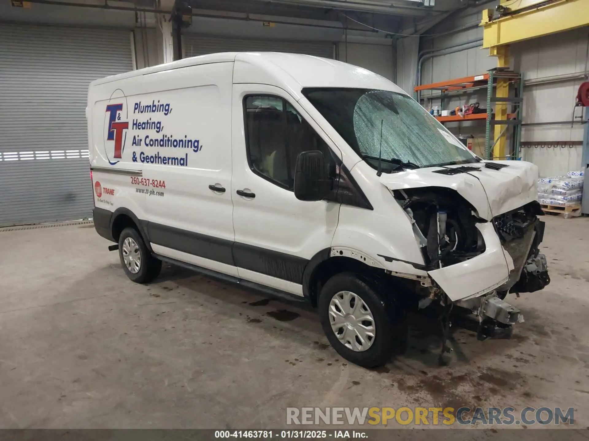 1 fotografías del automóvil dañado 1FTBR1C82MKA29712 FORD TRANSIT-250 2021