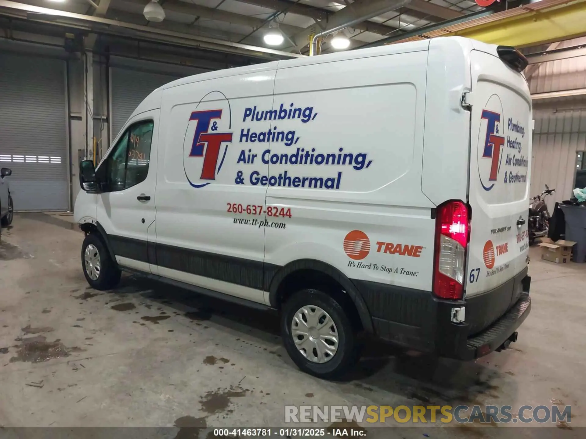 3 fotografías del automóvil dañado 1FTBR1C82MKA29712 FORD TRANSIT-250 2021