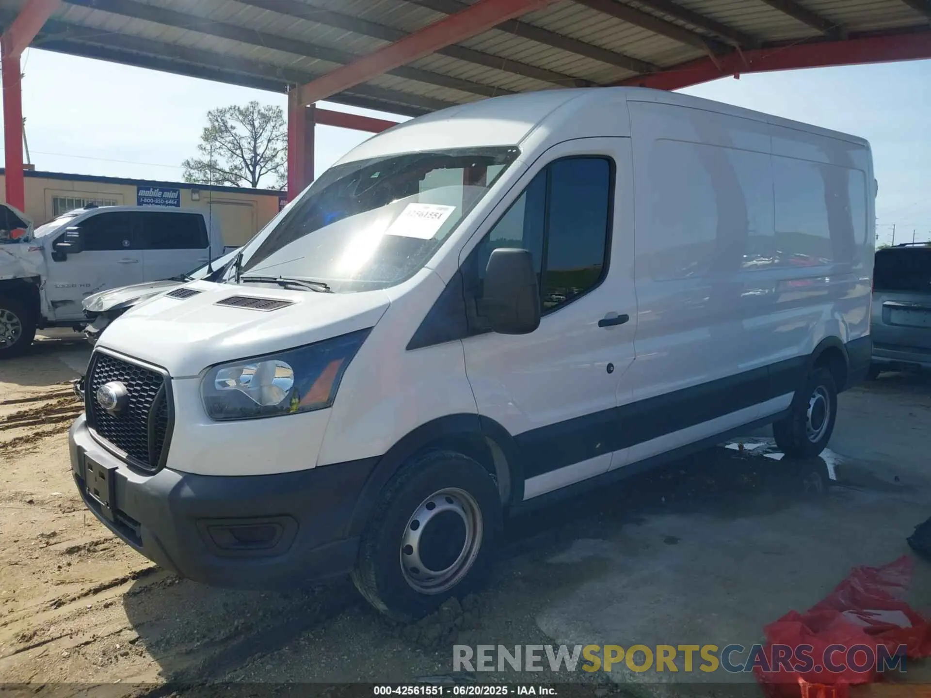 2 fotografías del automóvil dañado 1FTBR1C86MKA13416 FORD TRANSIT-250 2021