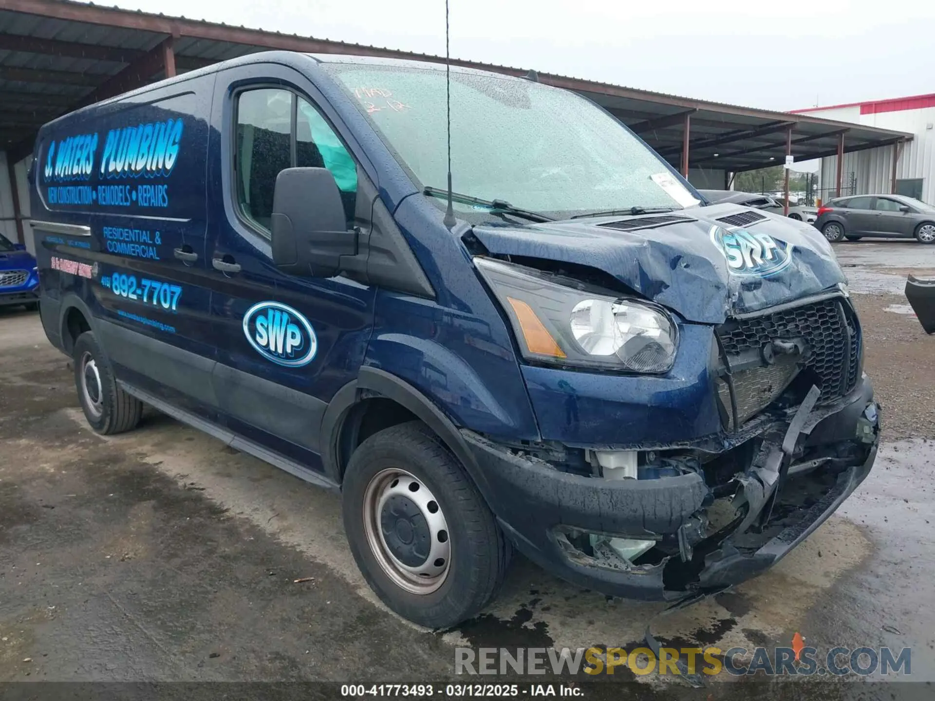 1 fotografías del automóvil dañado 1FTBR1Y80MKA12125 FORD TRANSIT-250 2021