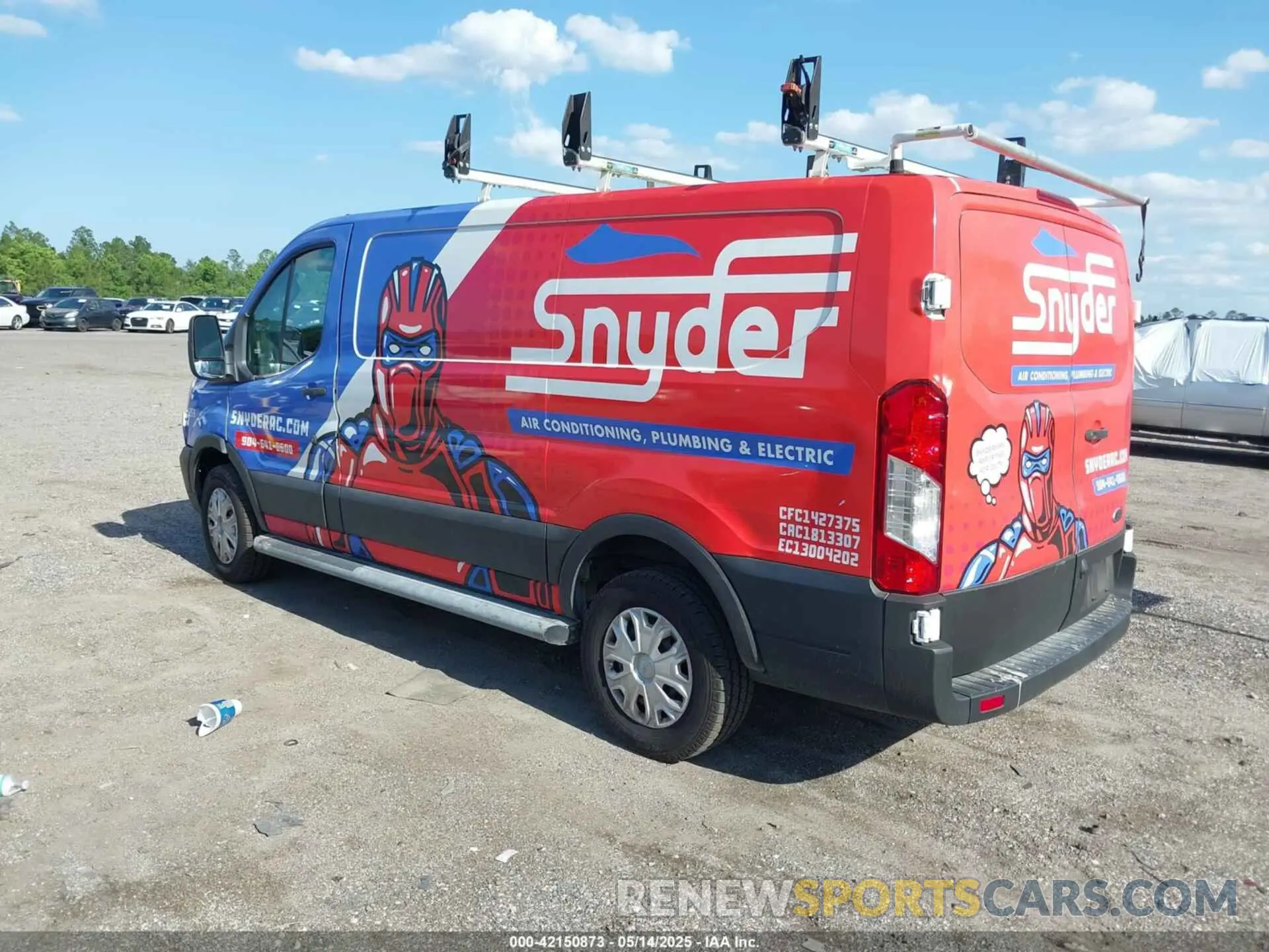 3 fotografías del automóvil dañado 1FTBR1Y81MKA26244 FORD TRANSIT-250 2021
