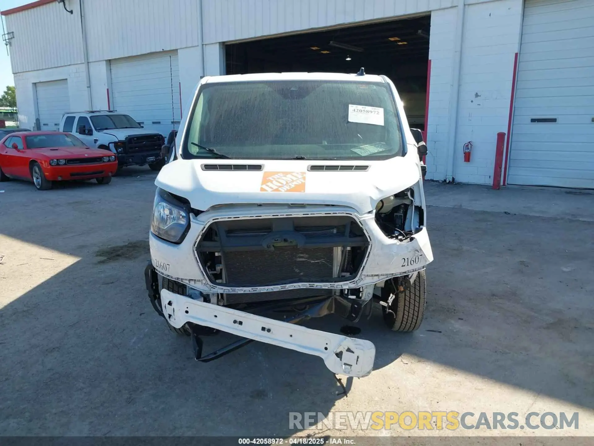6 fotografías del automóvil dañado 1FTBR1Y82MKA53386 FORD TRANSIT-250 2021