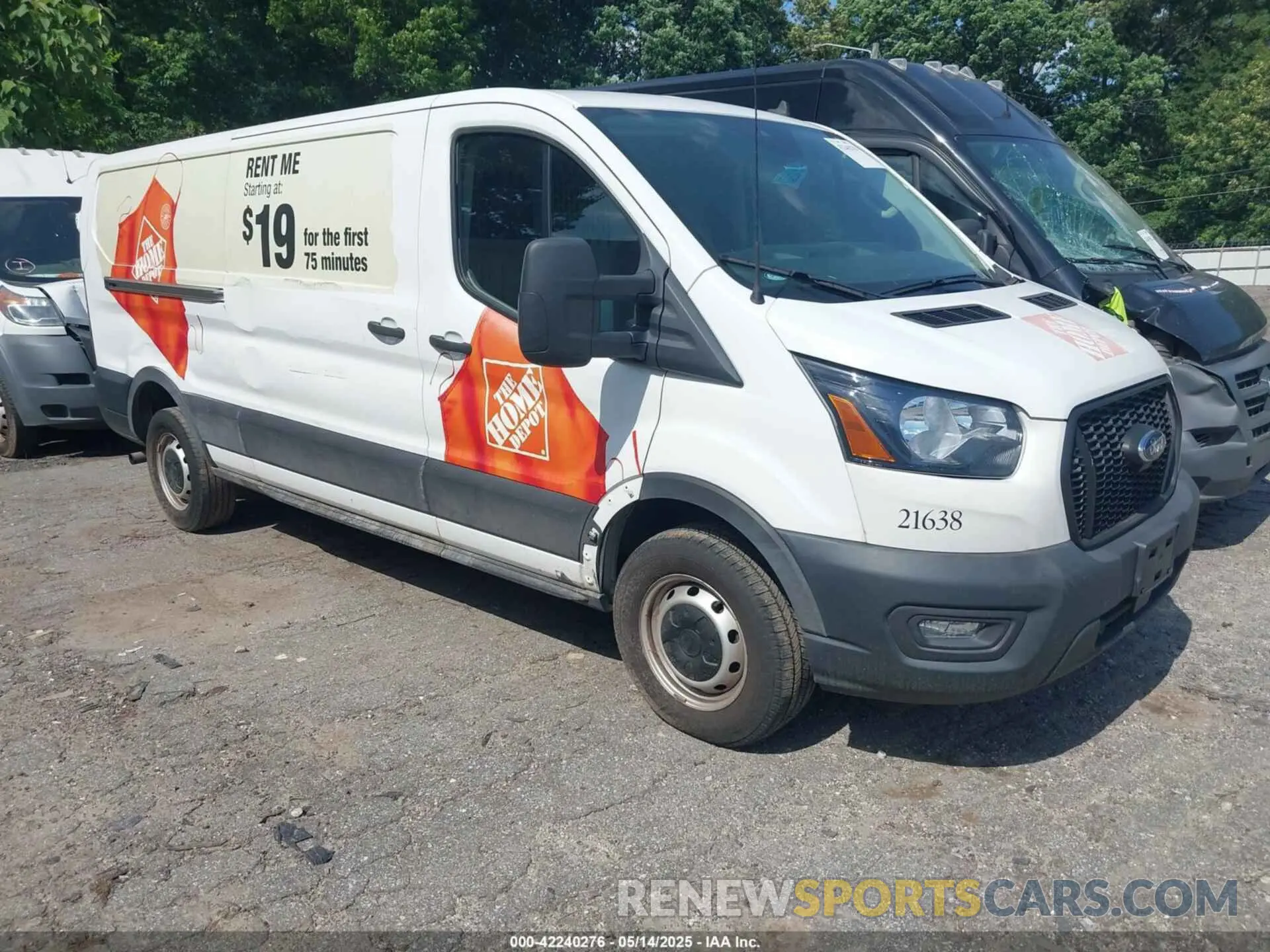 1 fotografías del automóvil dañado 1FTBR1Y83MKA76305 FORD TRANSIT-250 2021