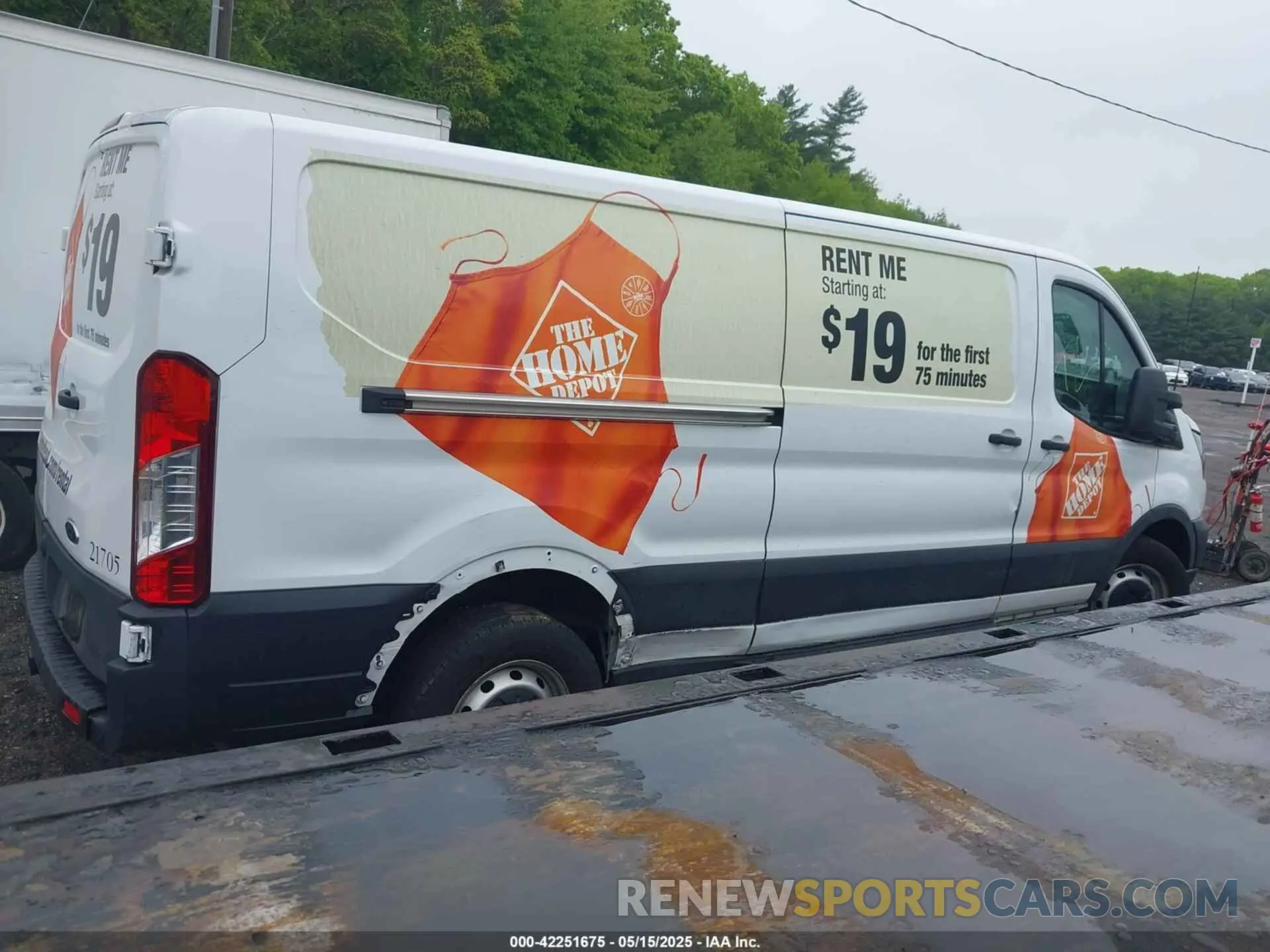 12 fotografías del automóvil dañado 1FTBR1Y87MKA76372 FORD TRANSIT-250 2021
