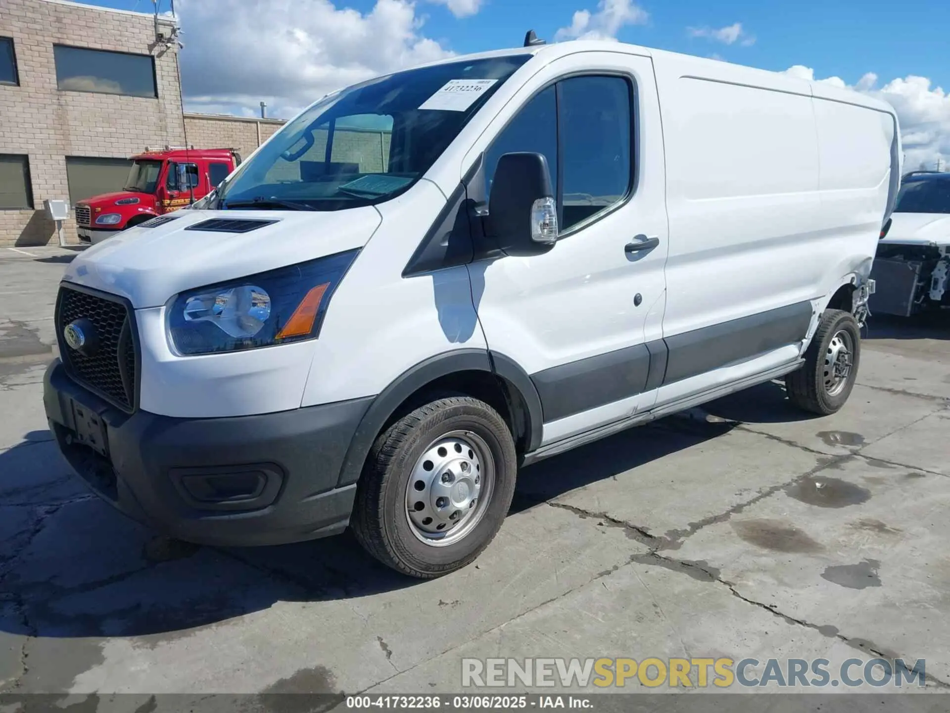 2 fotografías del automóvil dañado 1FTBR2Y80MKA35393 FORD TRANSIT-250 2021