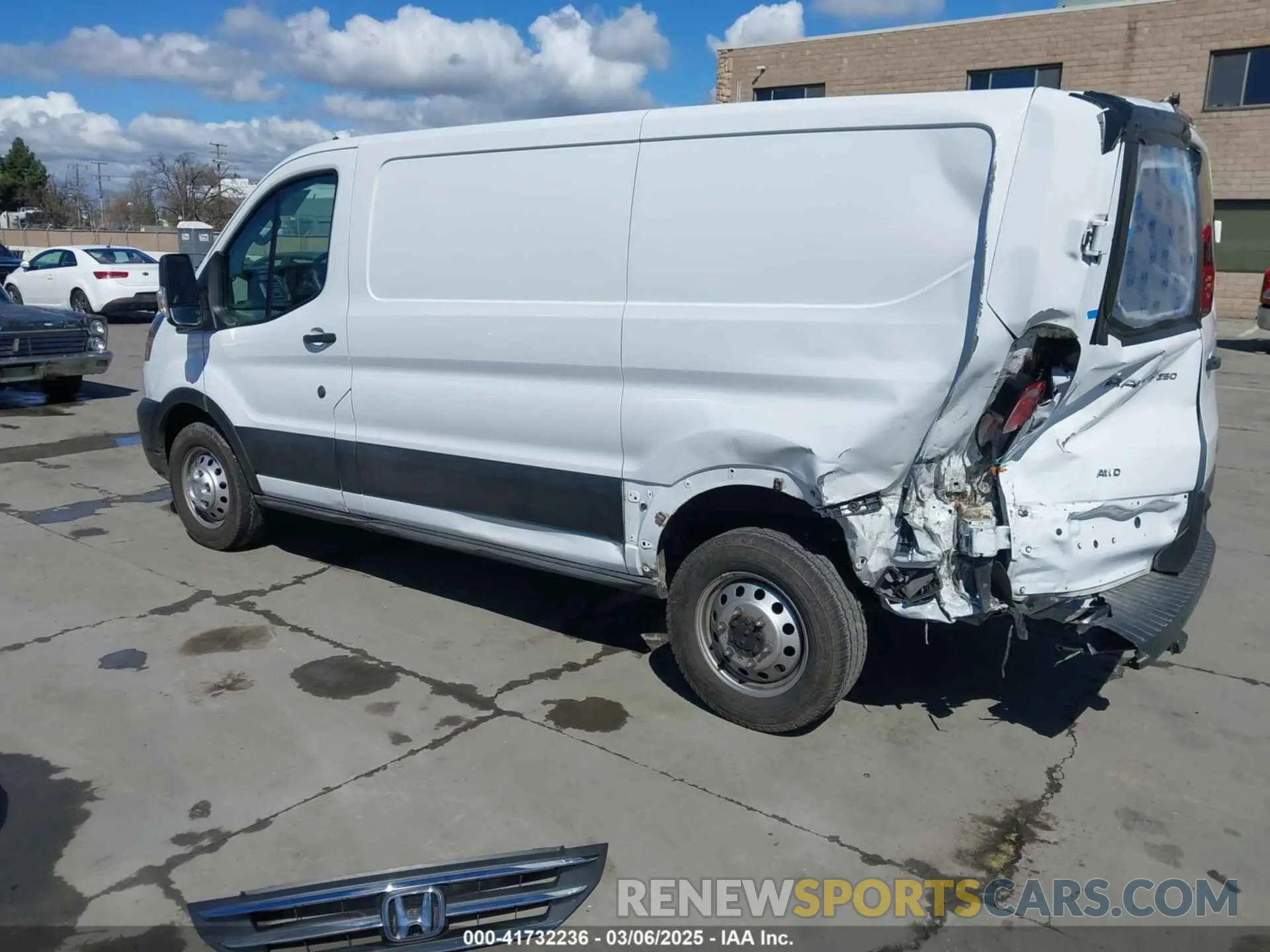 3 fotografías del automóvil dañado 1FTBR2Y80MKA35393 FORD TRANSIT-250 2021