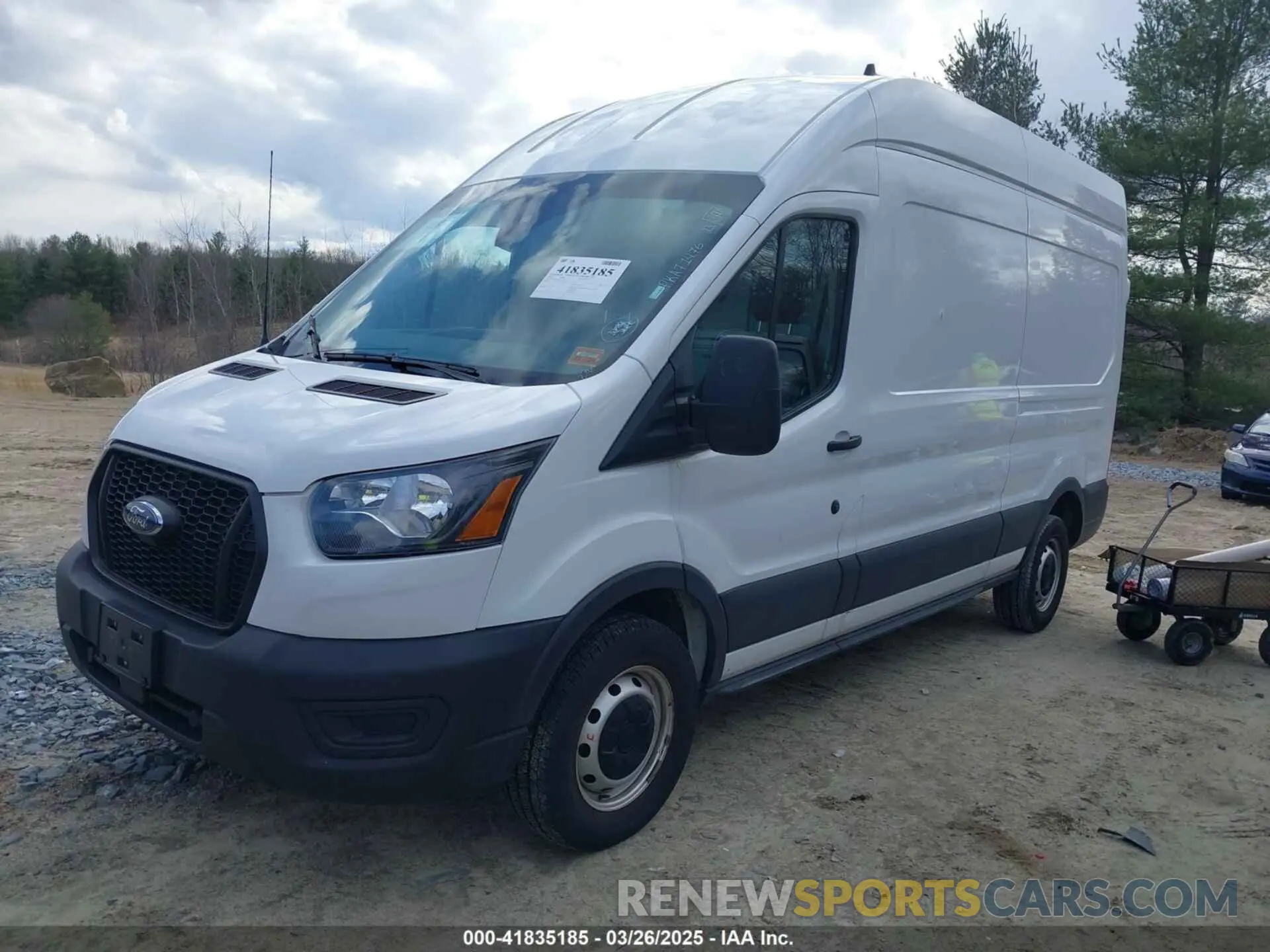 2 fotografías del automóvil dañado 1FTBR1X88PKA71476 FORD TRANSIT-250 2023