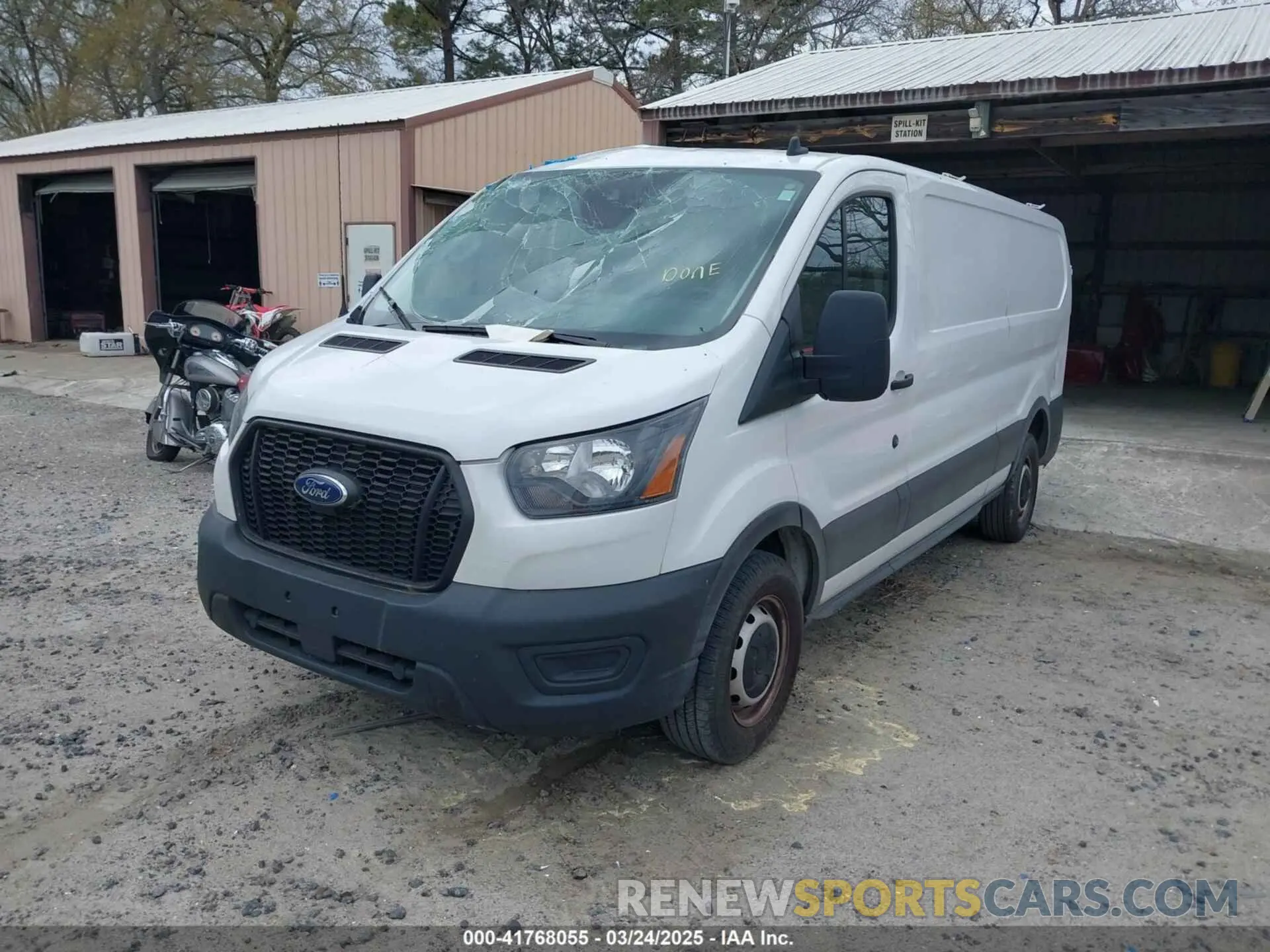 2 fotografías del automóvil dañado 1FTBR1Y85PKA34934 FORD TRANSIT-250 2023