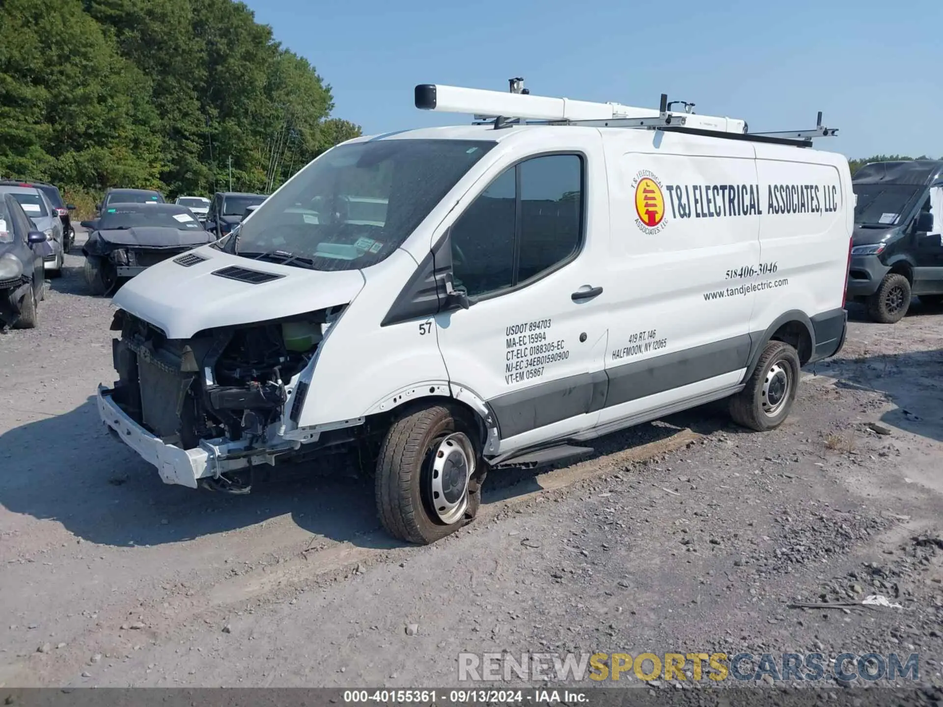 2 fotografías del automóvil dañado 1FTBR1Y86PKA79798 FORD TRANSIT-250 2023