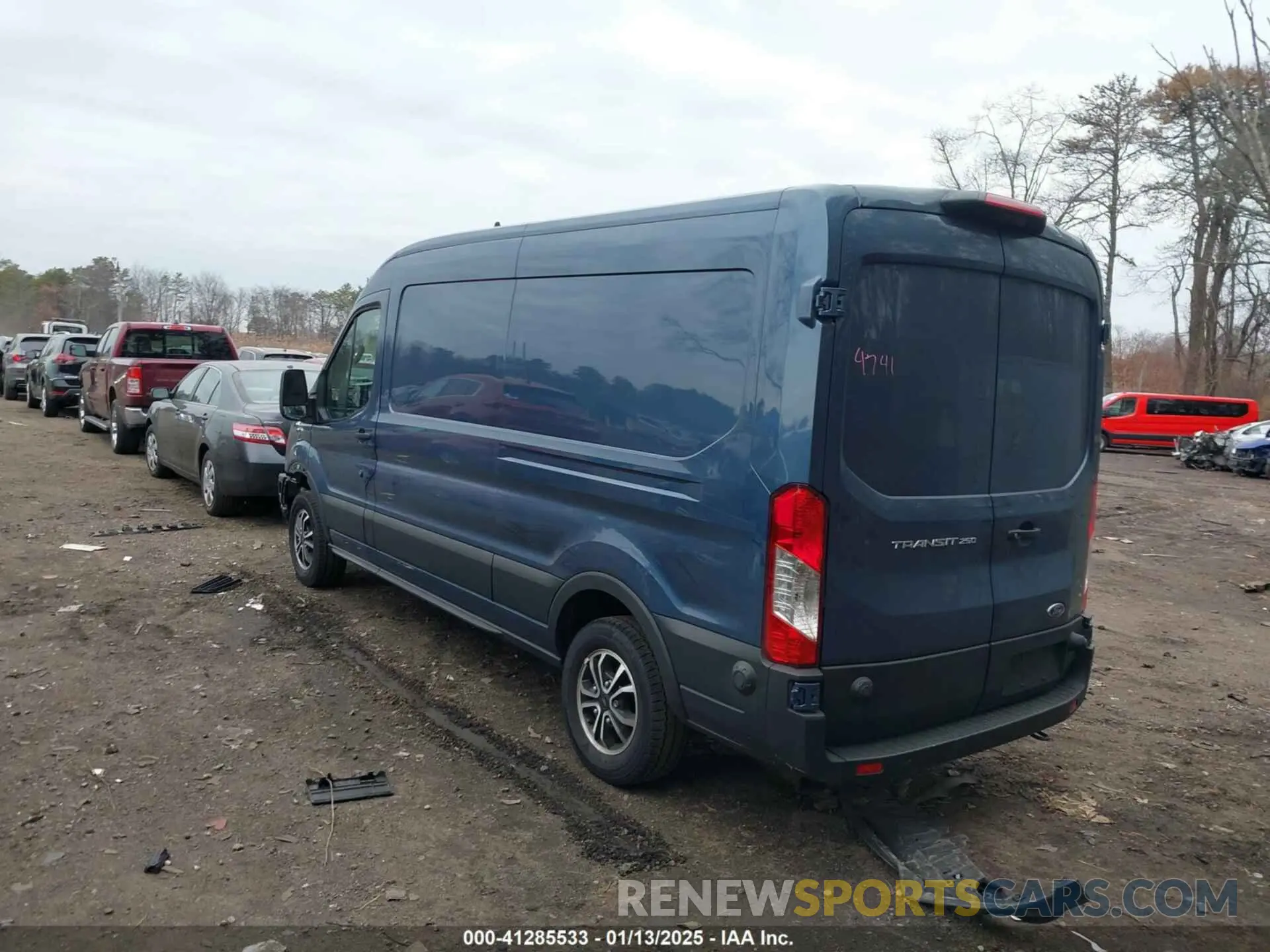 3 fotografías del automóvil dañado 1FTBR1C86RKA82985 FORD TRANSIT-250 2024