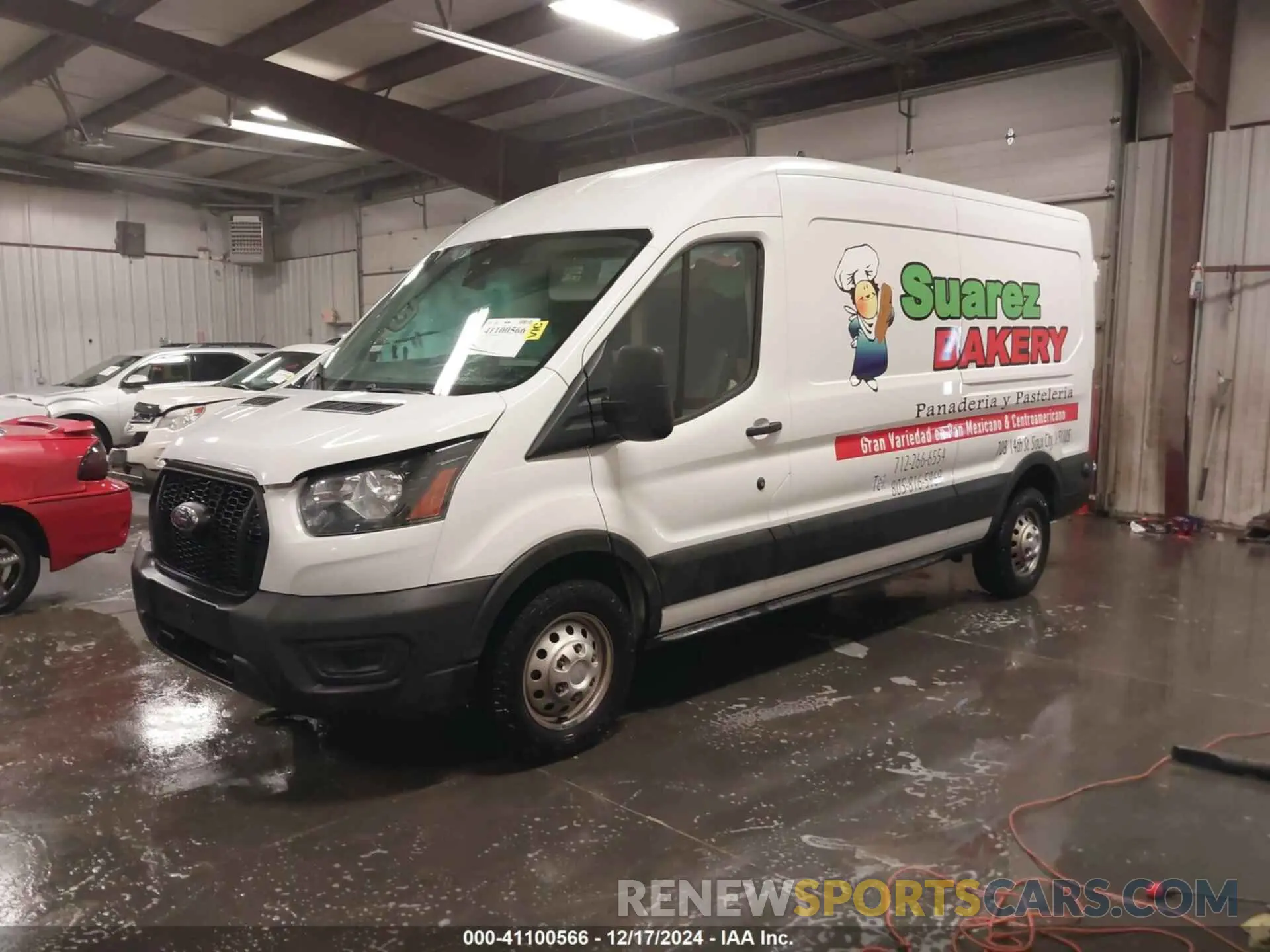 2 fotografías del automóvil dañado 1FTBR2C81RKA01686 FORD TRANSIT-250 2024