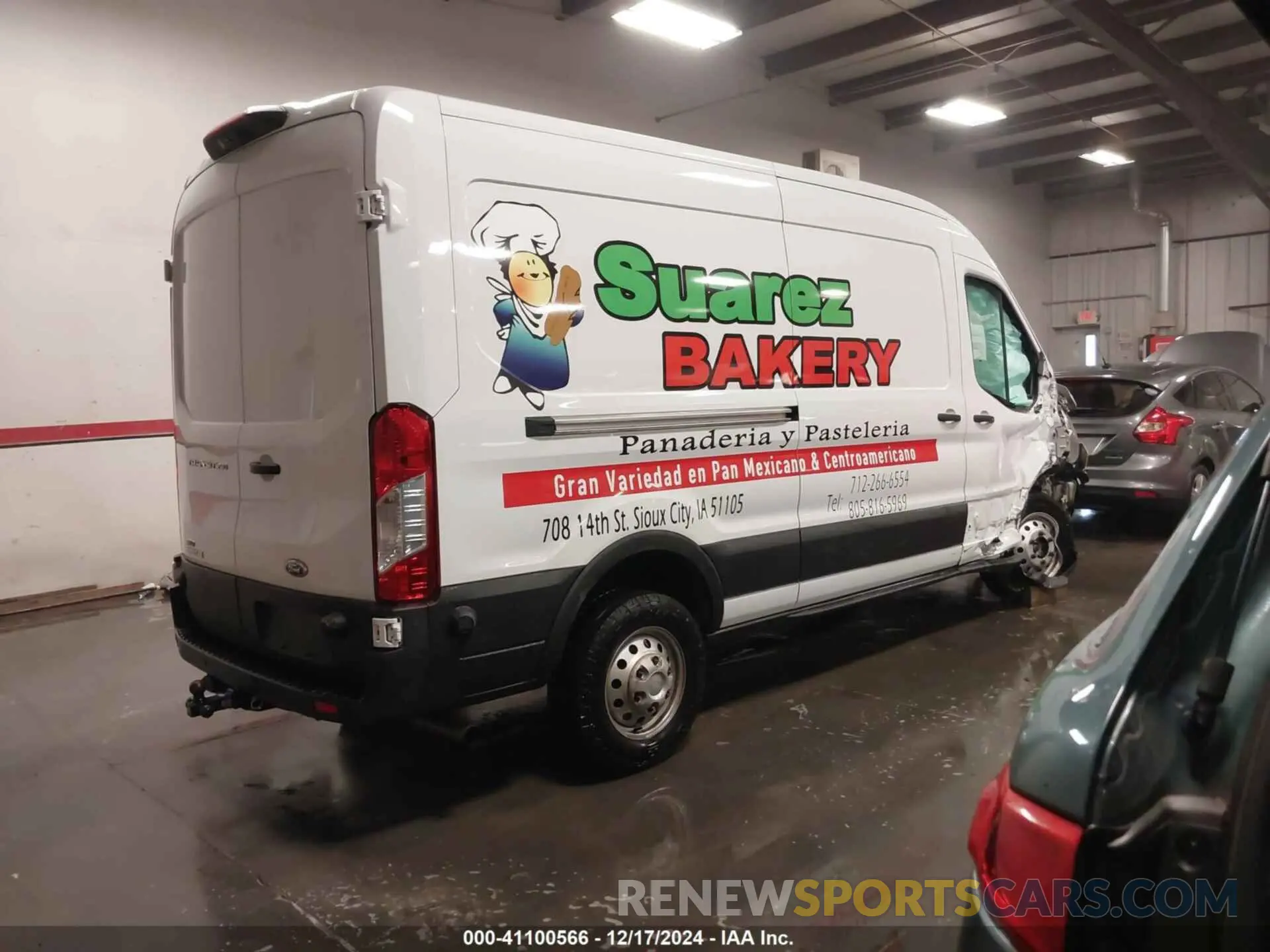 4 fotografías del automóvil dañado 1FTBR2C81RKA01686 FORD TRANSIT-250 2024