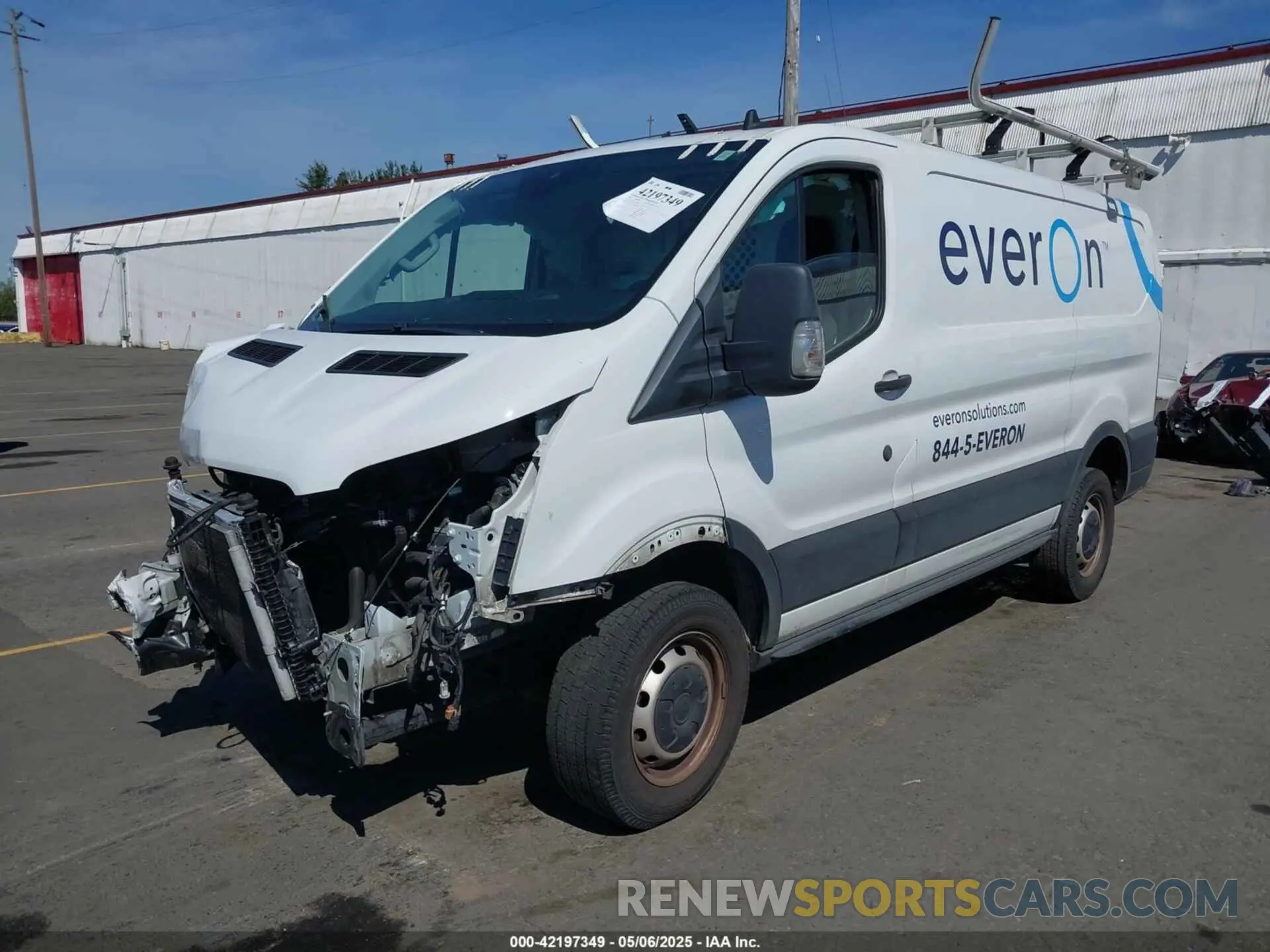 2 fotografías del automóvil dañado 1FTLR1Y82LKA70398 FORD TRANSIT-250 CARGO 2020