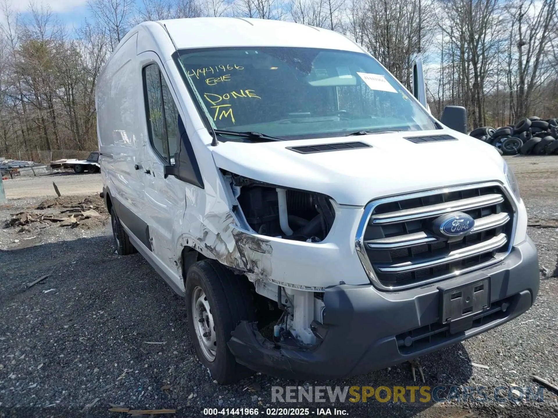 6 fotografías del automóvil dañado 1FTBR1C85LKA13051 FORD TRANSIT-250 CARGO VAN 2020