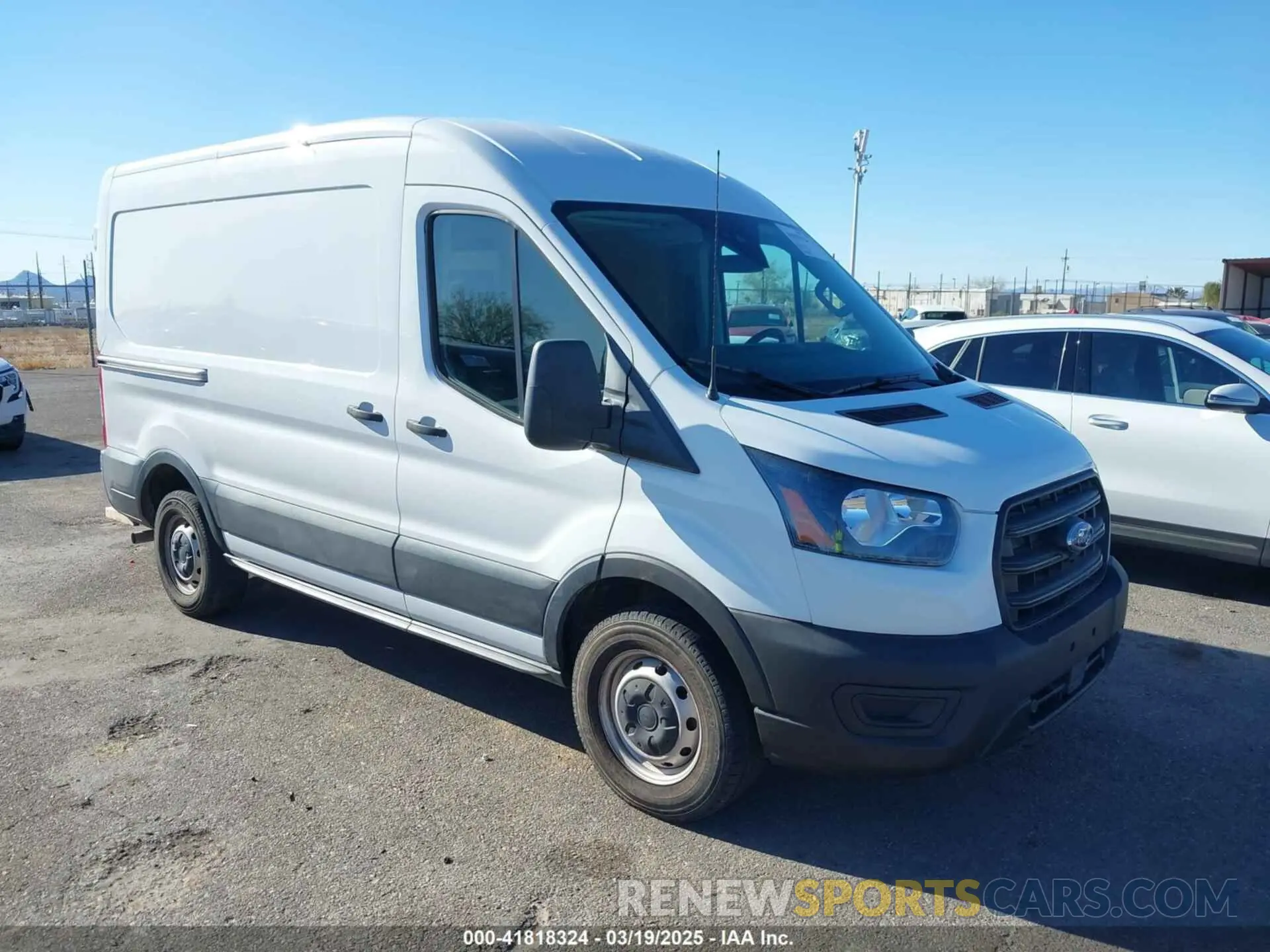 1 fotografías del automóvil dañado 1FTBR1C8XLKA03938 FORD TRANSIT-250 CARGO VAN 2020