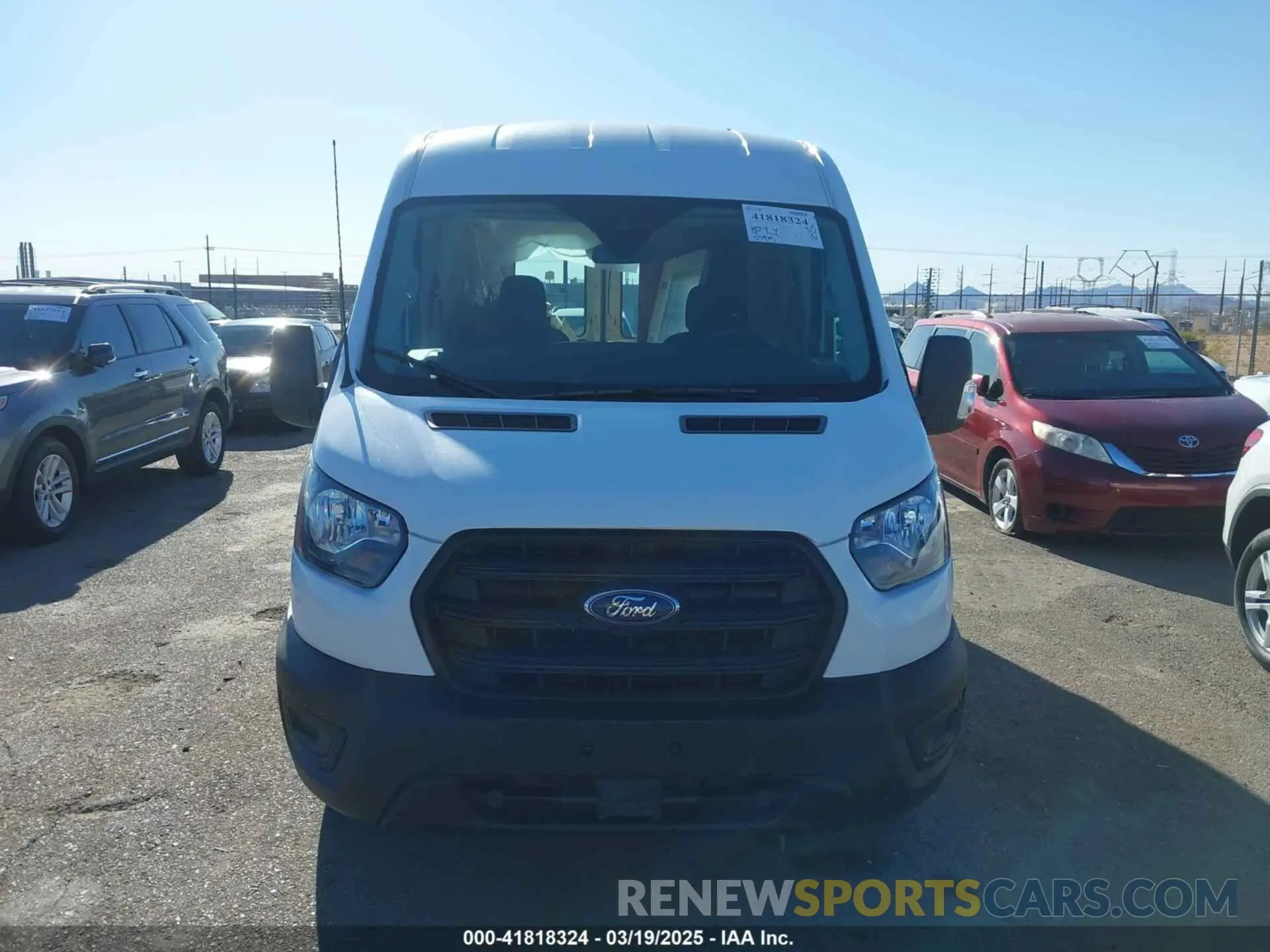 12 fotografías del automóvil dañado 1FTBR1C8XLKA03938 FORD TRANSIT-250 CARGO VAN 2020