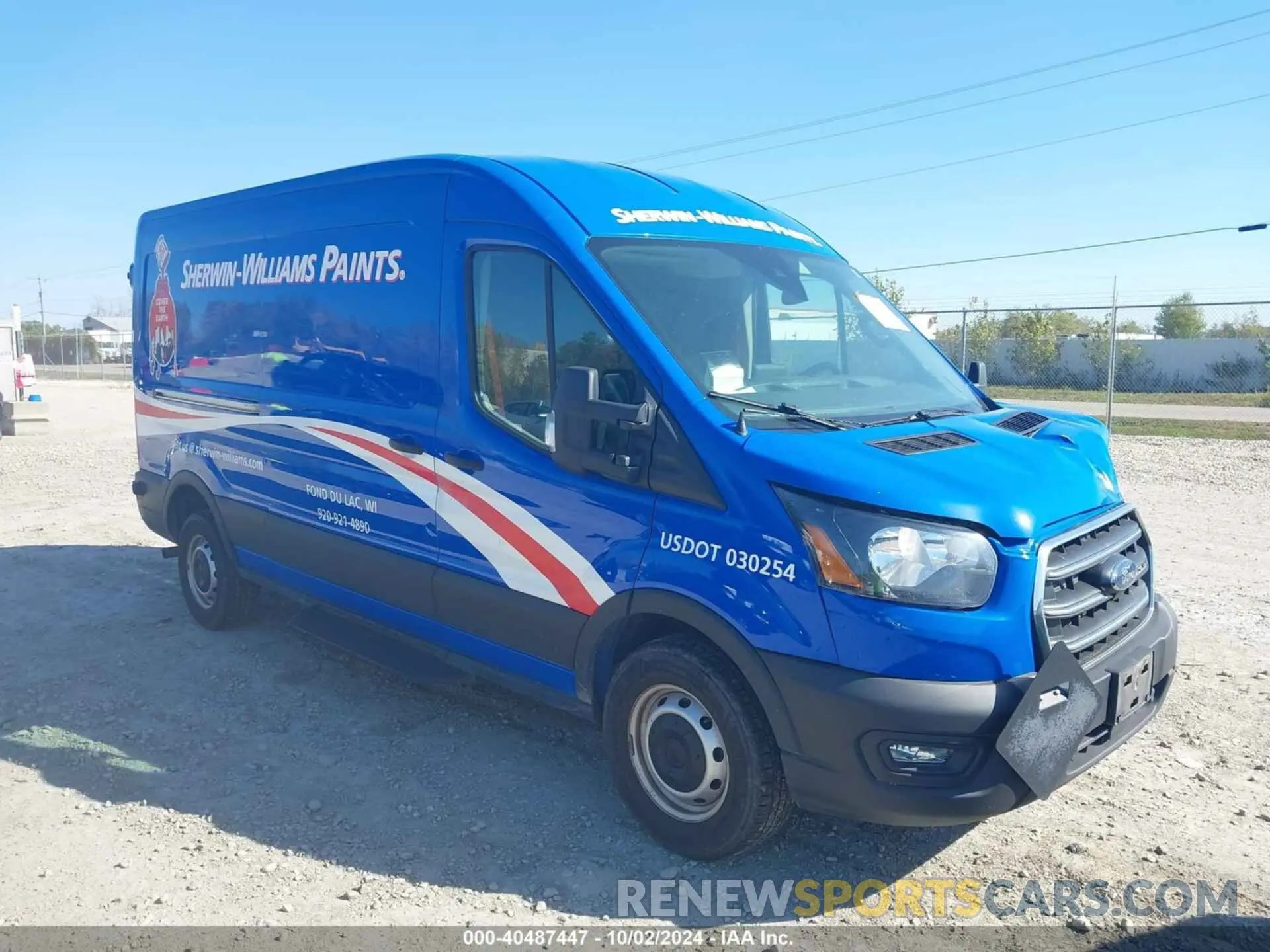 1 fotografías del automóvil dañado 1FTBR1C8XLKA88909 FORD TRANSIT-250 CARGO VAN 2020