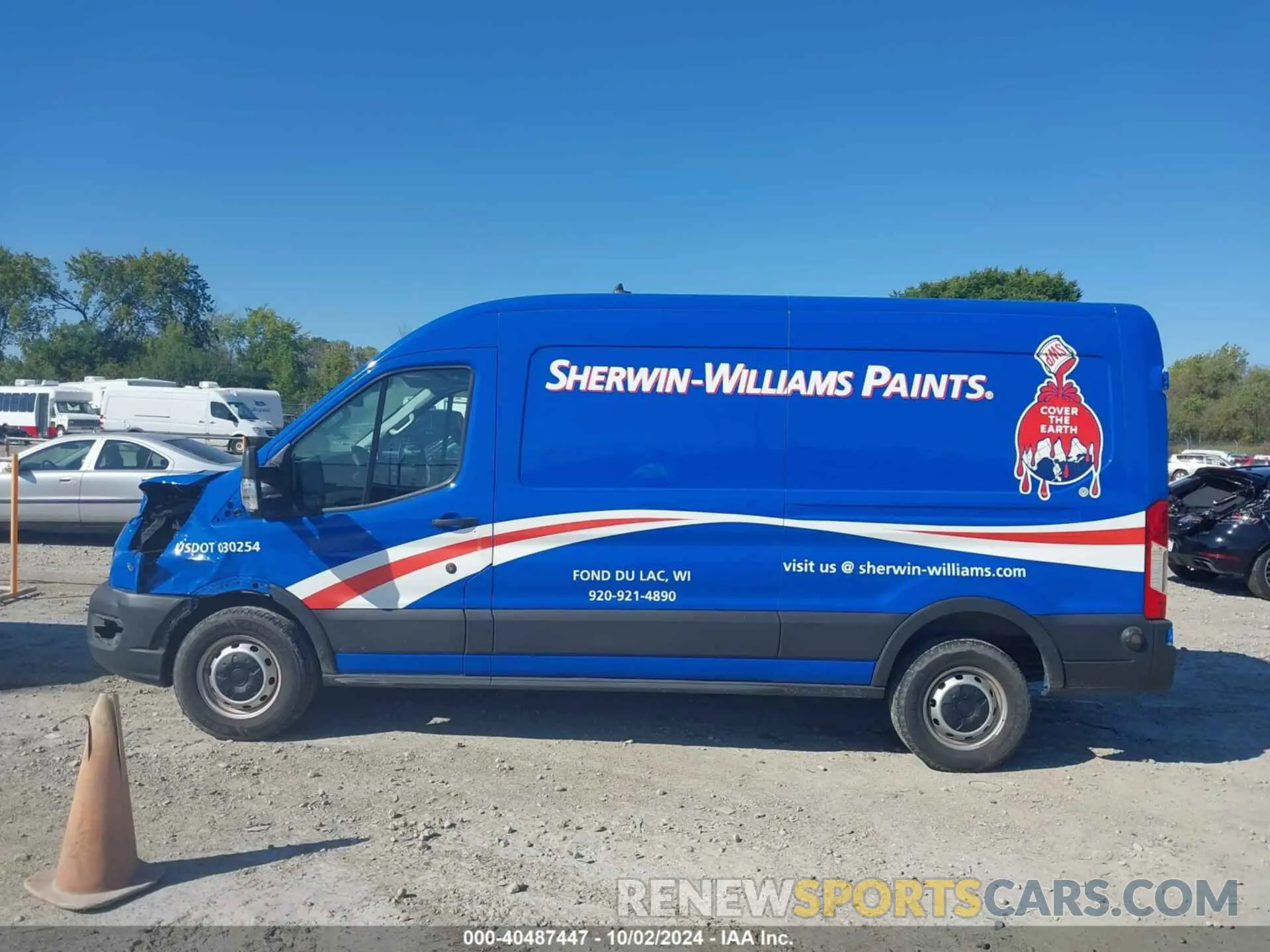 14 fotografías del automóvil dañado 1FTBR1C8XLKA88909 FORD TRANSIT-250 CARGO VAN 2020