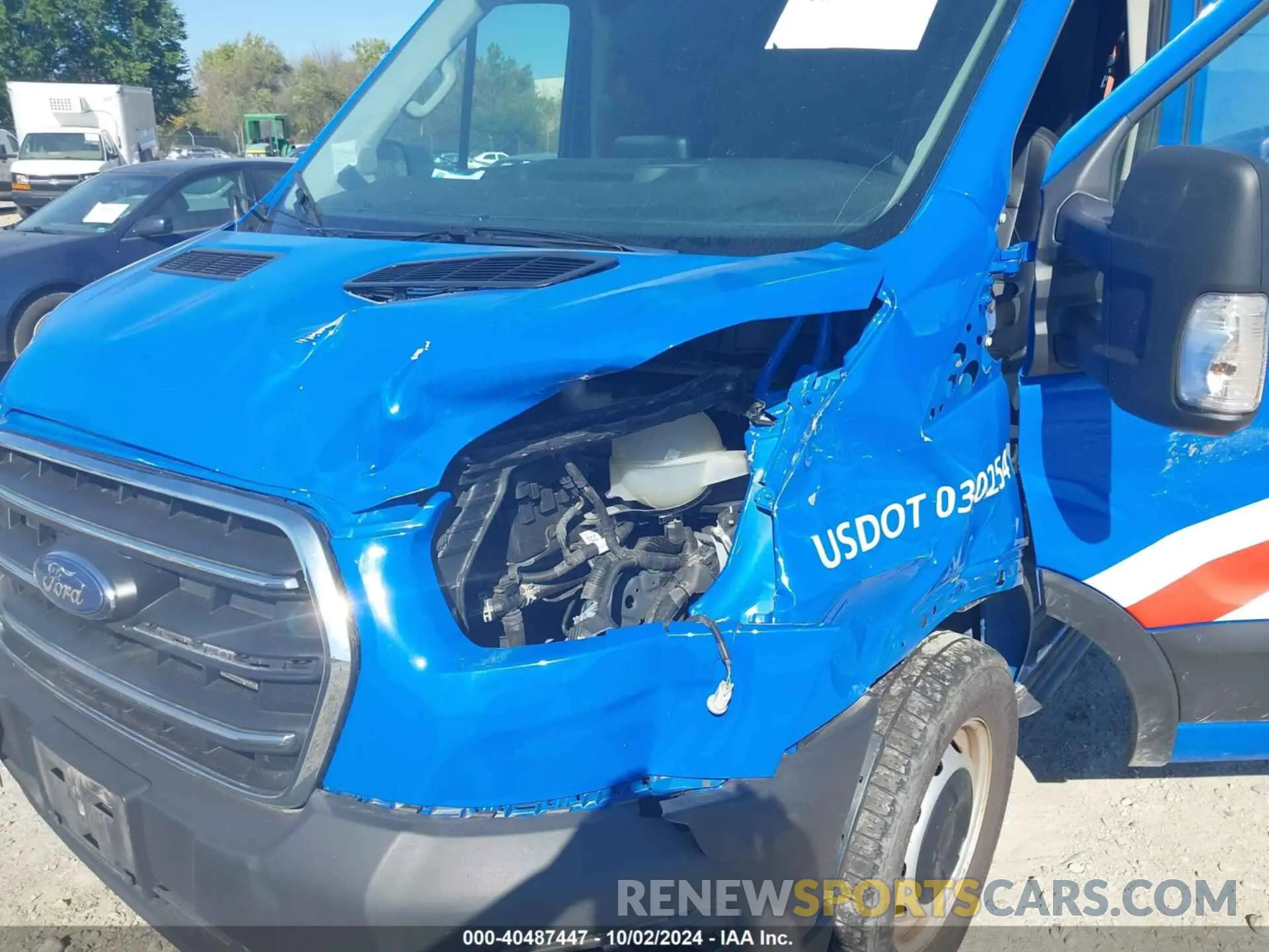 6 fotografías del automóvil dañado 1FTBR1C8XLKA88909 FORD TRANSIT-250 CARGO VAN 2020