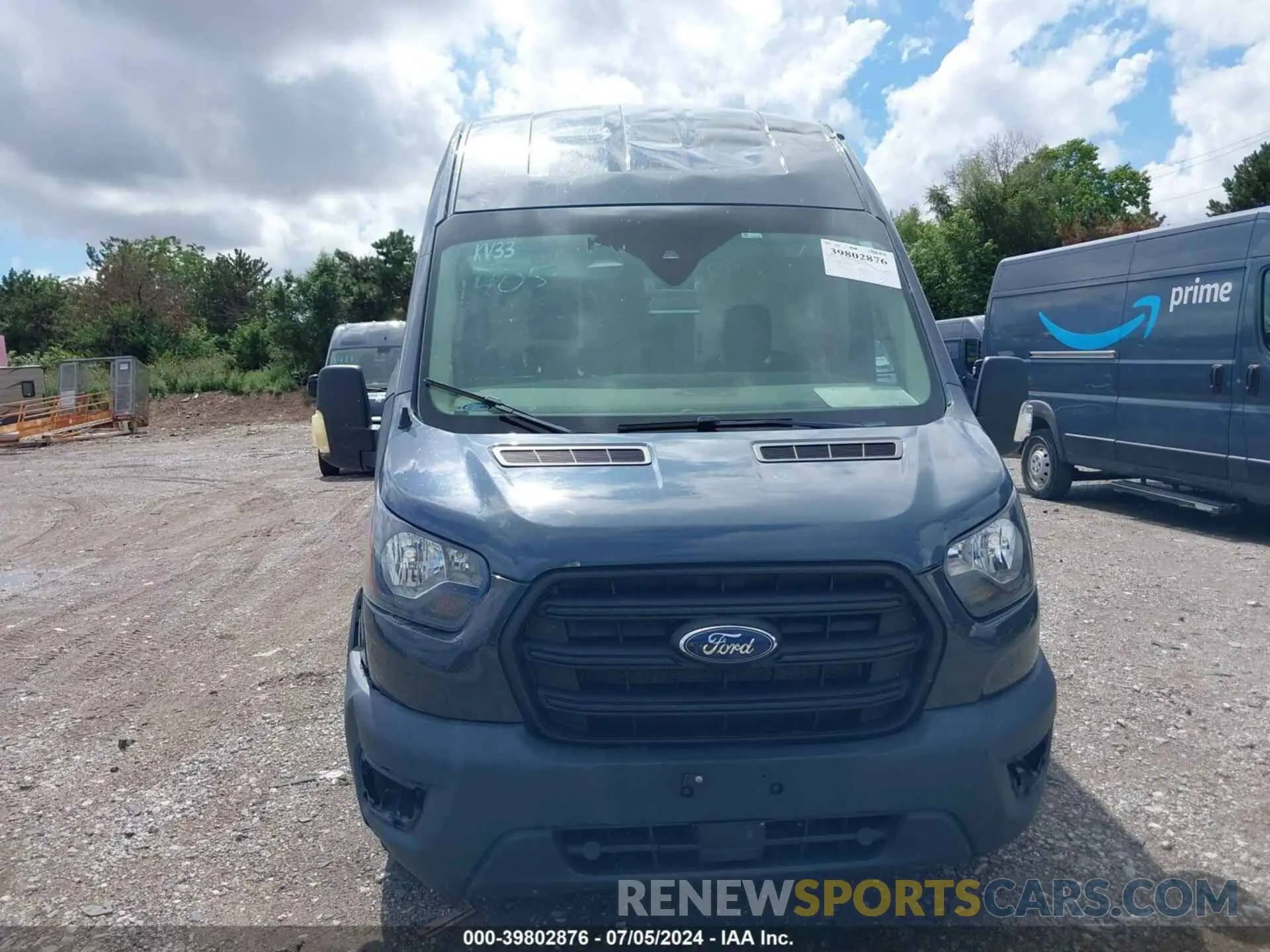 12 fotografías del automóvil dañado 1FTBR3X87LKA47501 FORD TRANSIT-250 CARGO VAN 2020