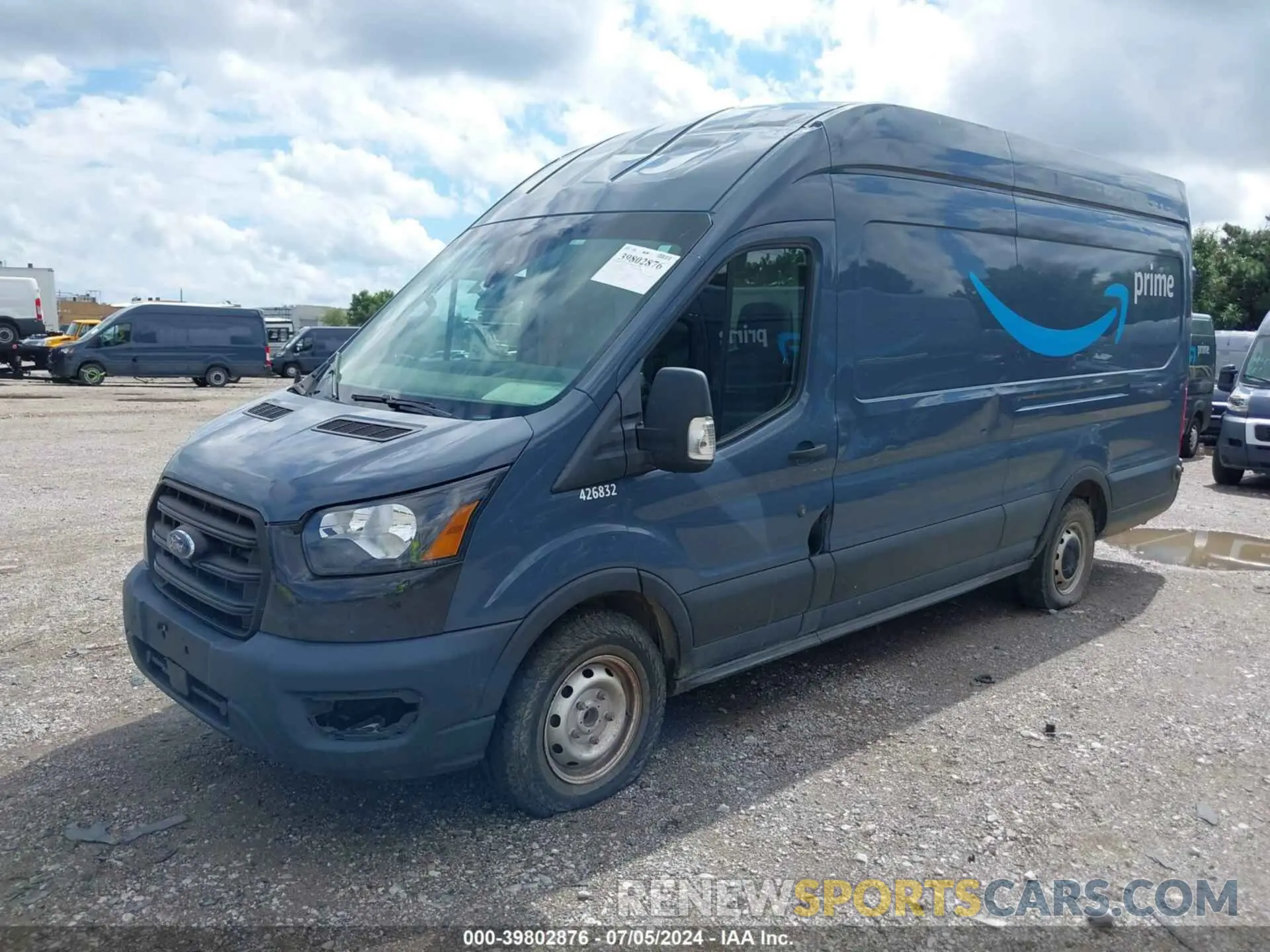 2 fotografías del automóvil dañado 1FTBR3X87LKA47501 FORD TRANSIT-250 CARGO VAN 2020