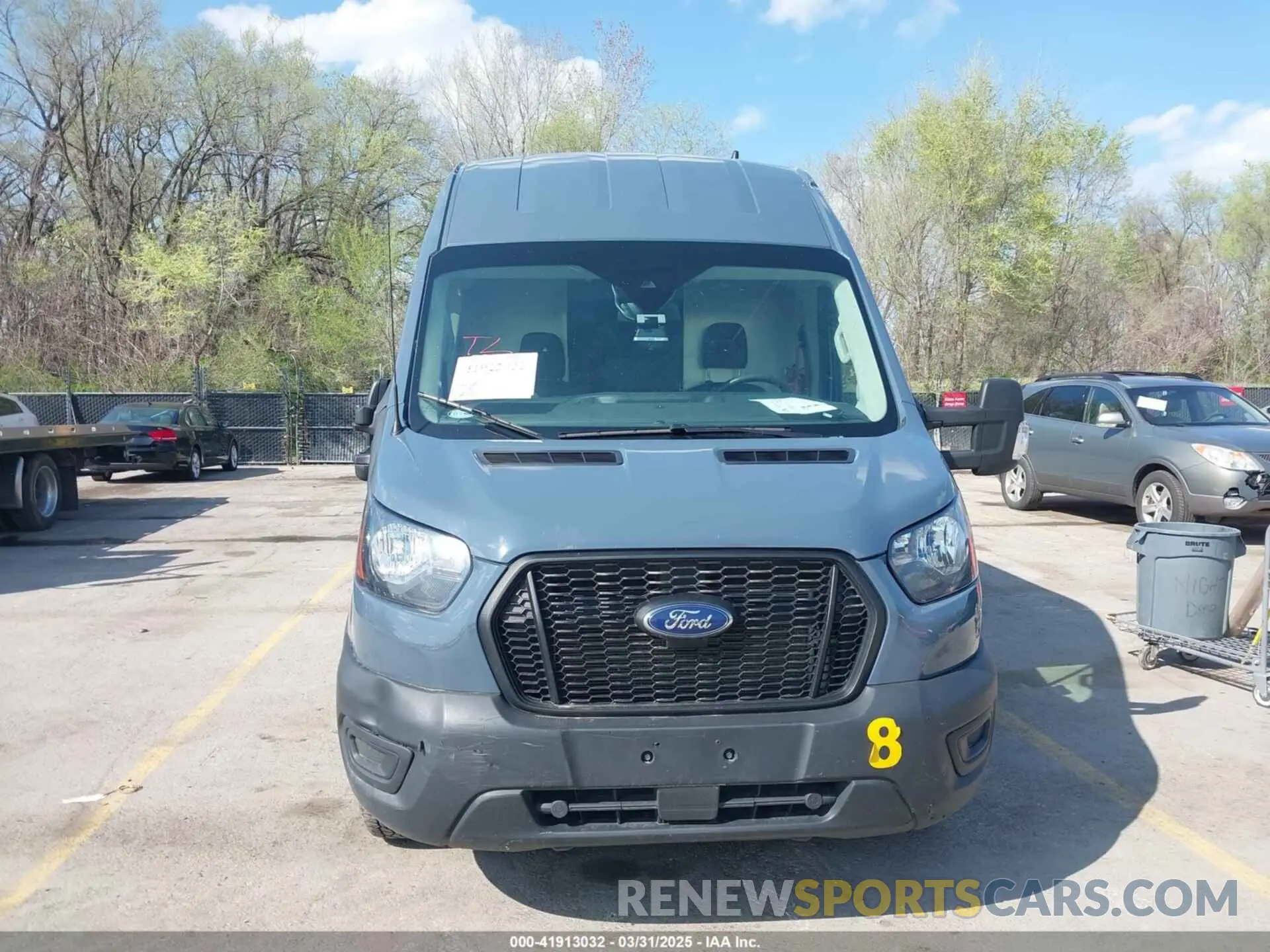 12 fotografías del automóvil dañado 1FTBR3X80MKA97772 FORD TRANSIT-250 CARGO VAN 2021