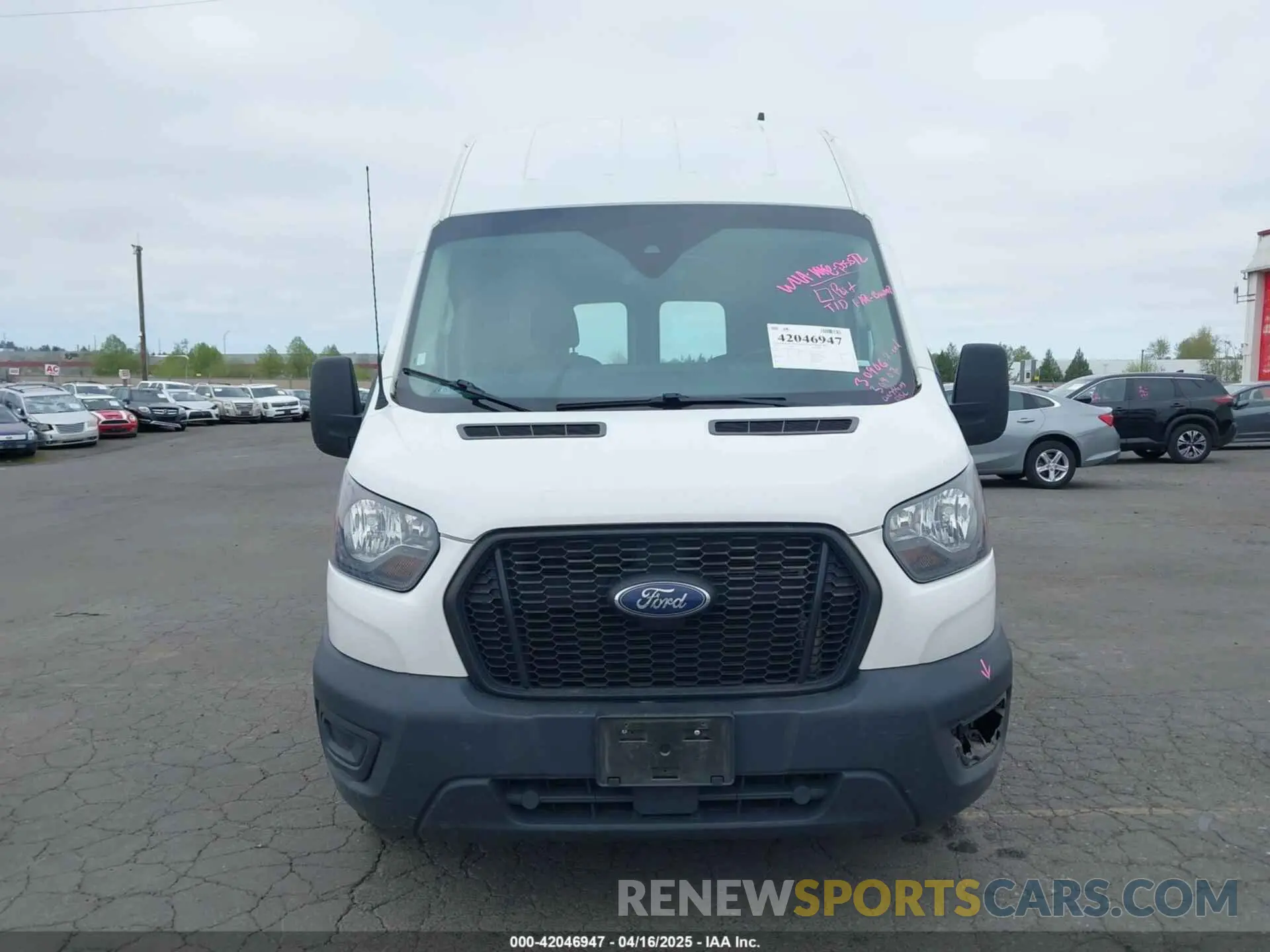 12 fotografías del automóvil dañado 1FTBR3X8XMKA49924 FORD TRANSIT-250 CARGO VAN 2021