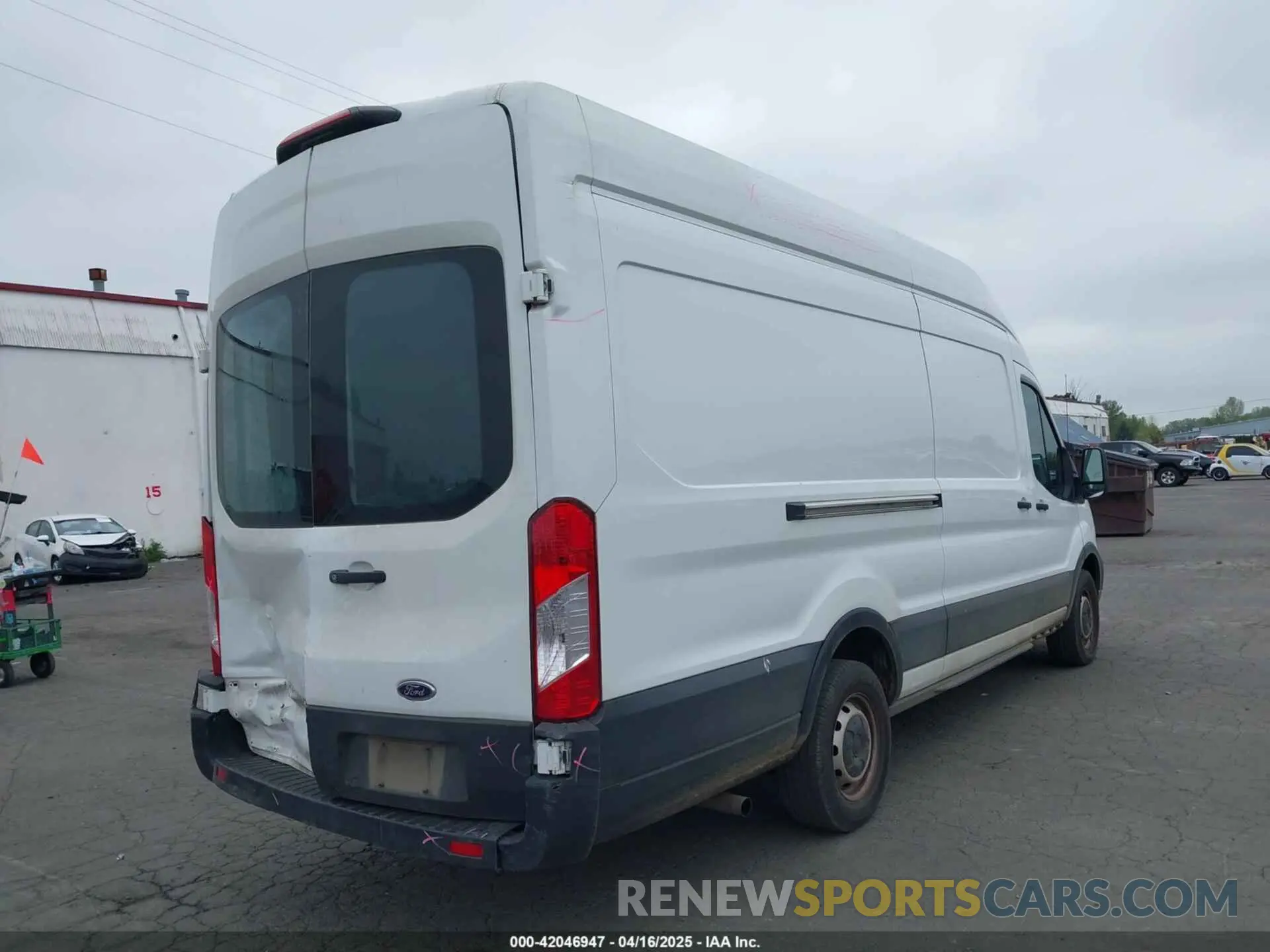 4 fotografías del automóvil dañado 1FTBR3X8XMKA49924 FORD TRANSIT-250 CARGO VAN 2021