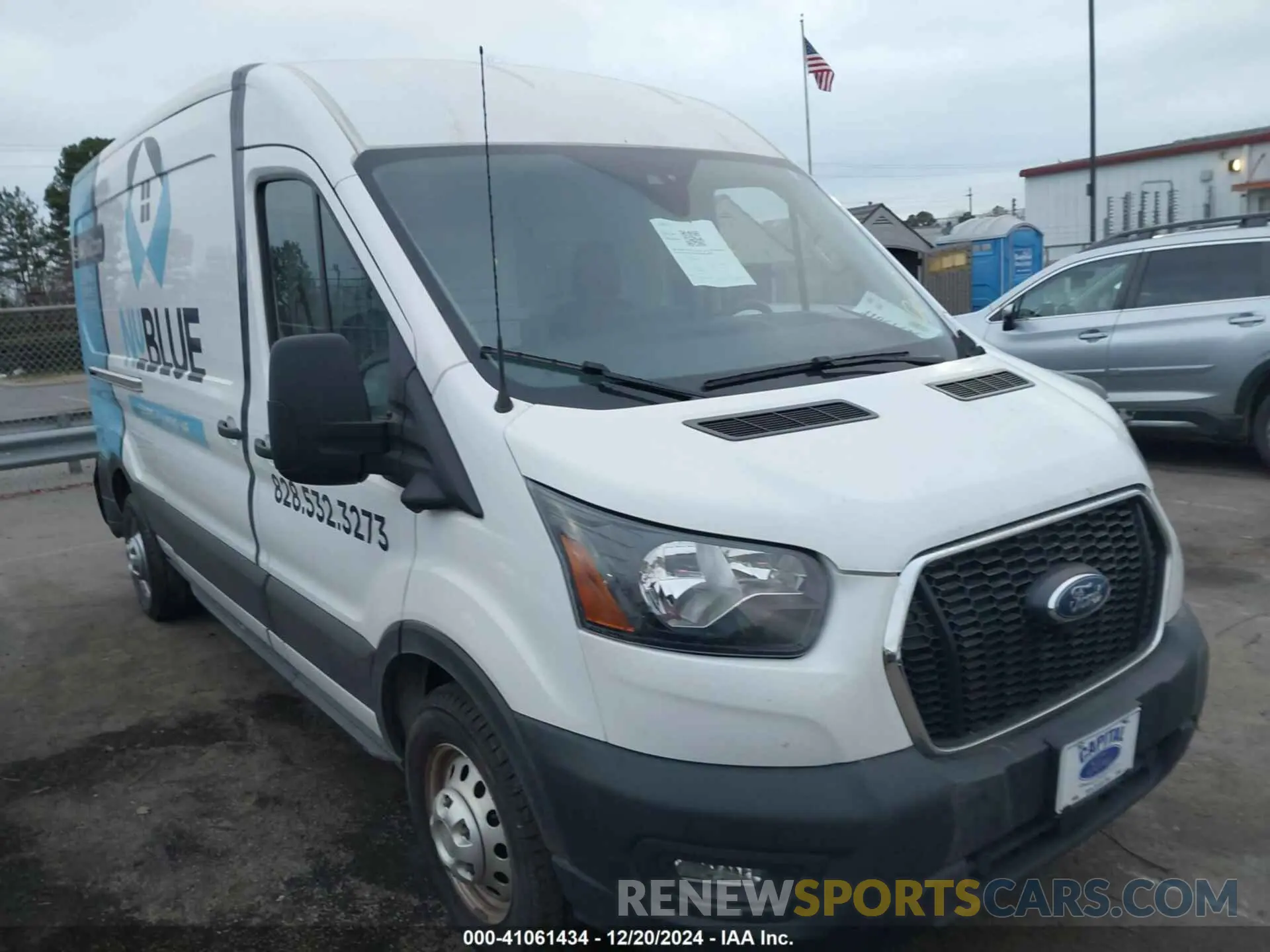 1 fotografías del automóvil dañado 1FTBR2CG0NKA17606 FORD TRANSIT-250 CARGO VAN 2022
