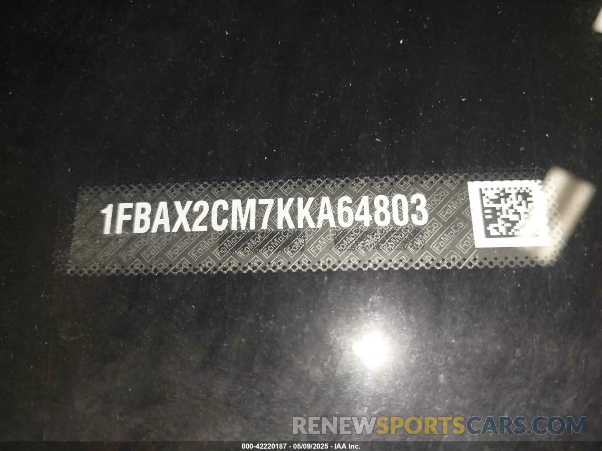 17 fotografías del automóvil dañado 1FBAX2CM7KKA64803 FORD TRANSIT-350 2019
