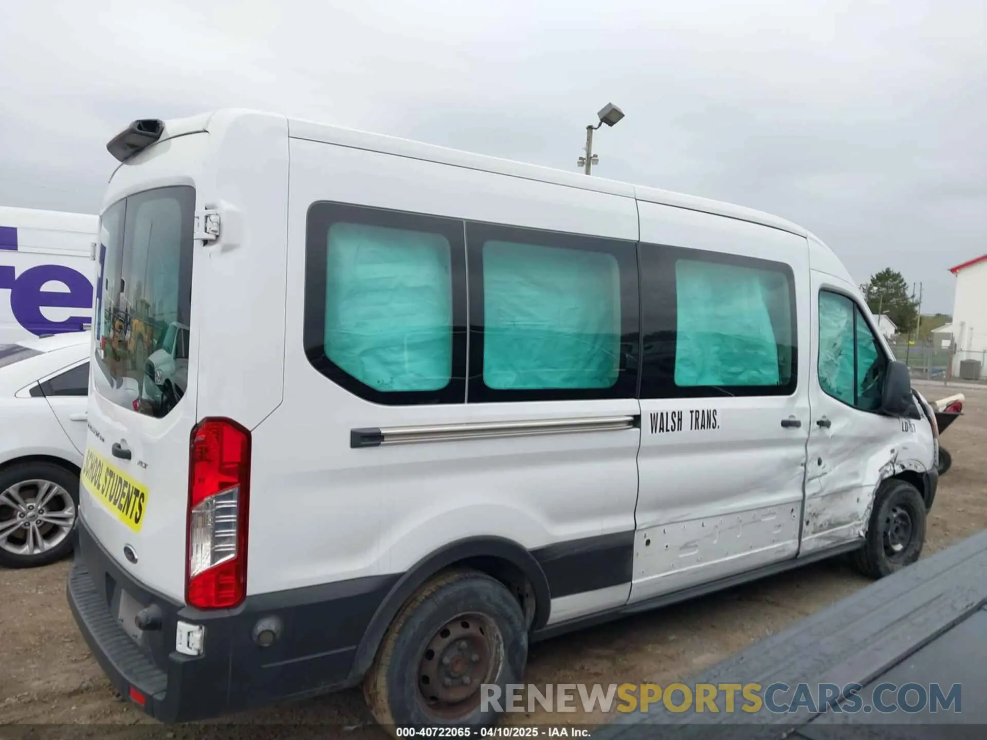 13 fotografías del automóvil dañado 1FBAX2CM8KKB05486 FORD TRANSIT-350 2019