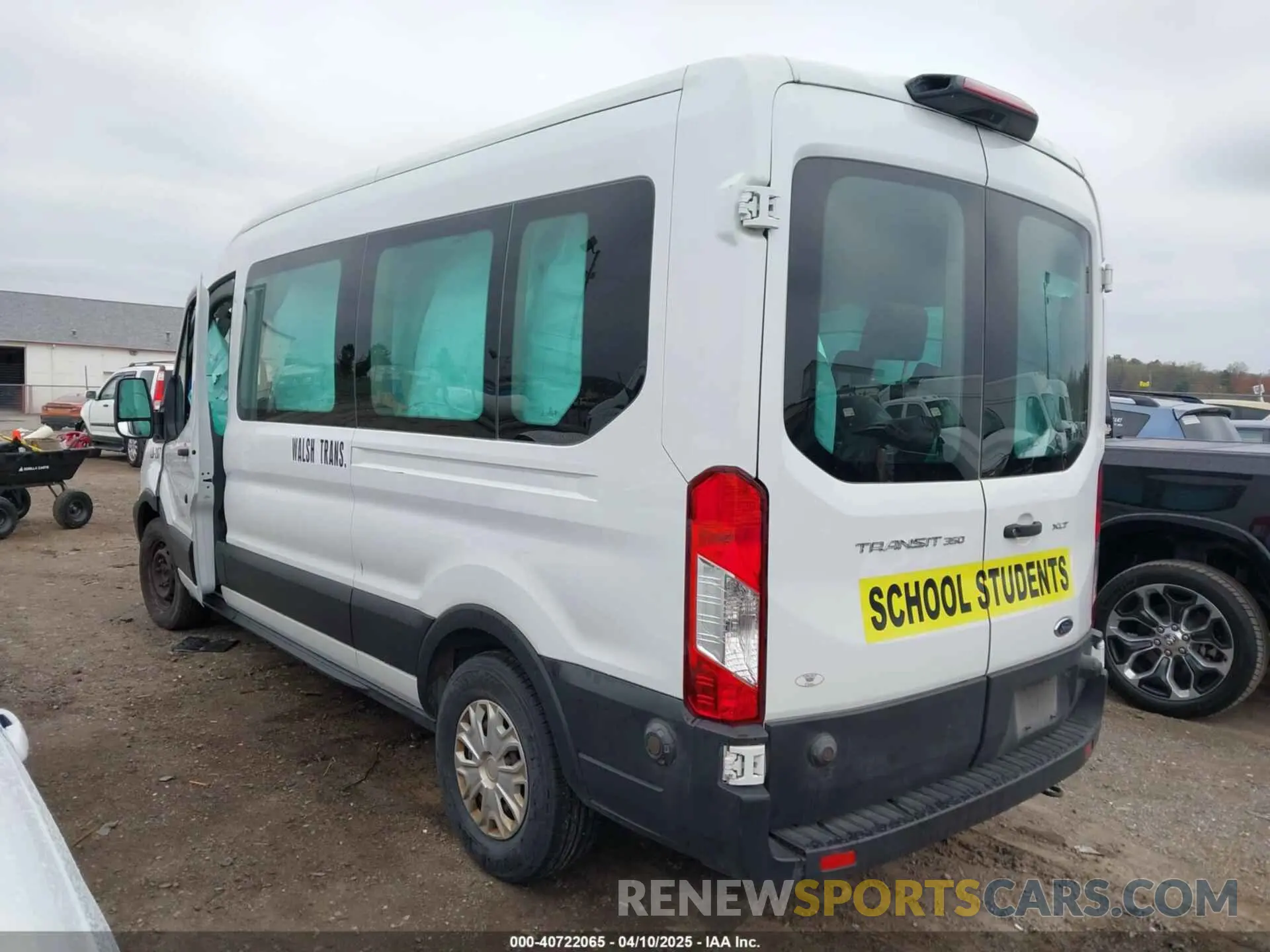 3 fotografías del automóvil dañado 1FBAX2CM8KKB05486 FORD TRANSIT-350 2019