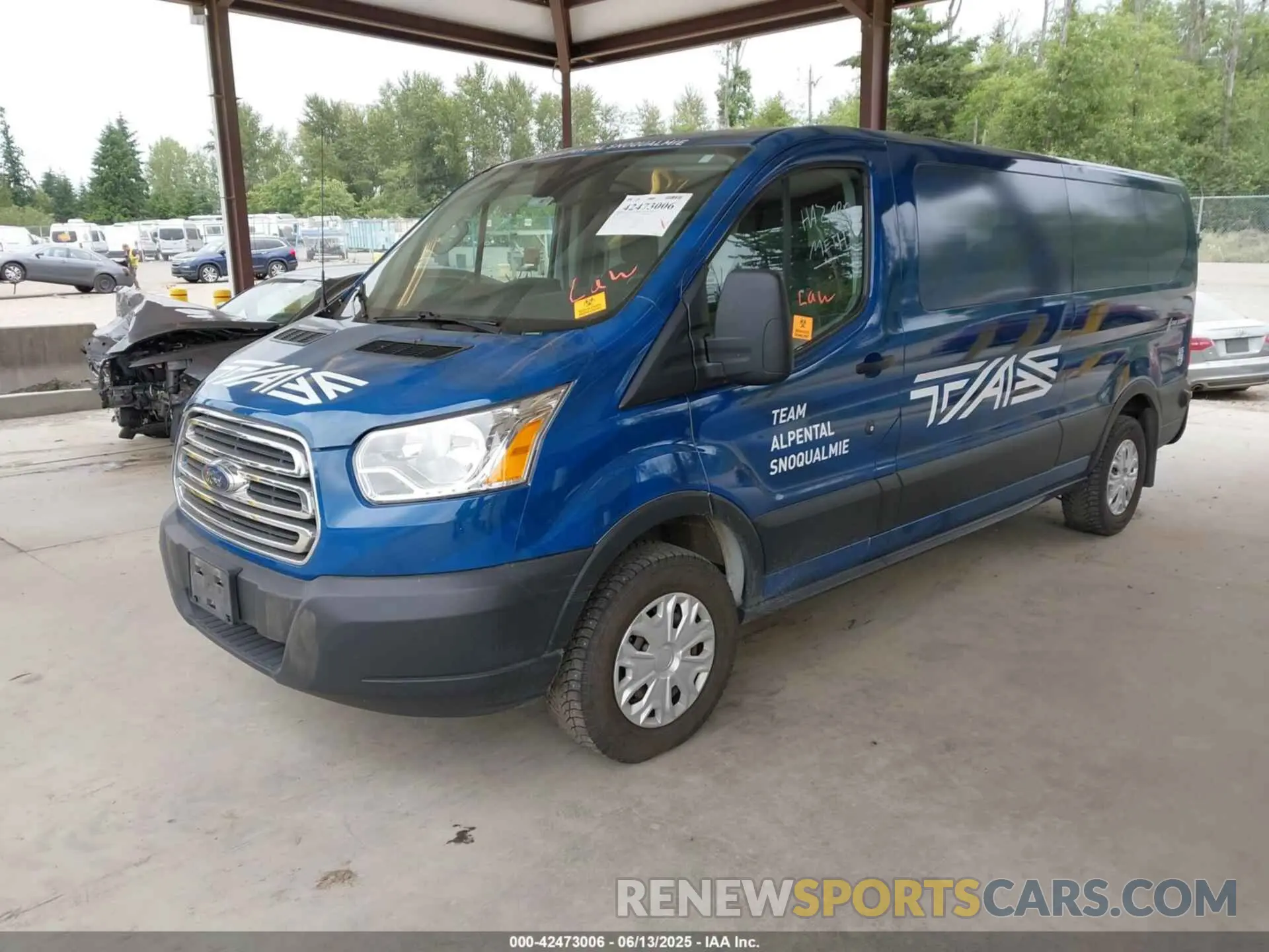 2 fotografías del automóvil dañado 1FBZX2YM1KKB05406 FORD TRANSIT-350 2019