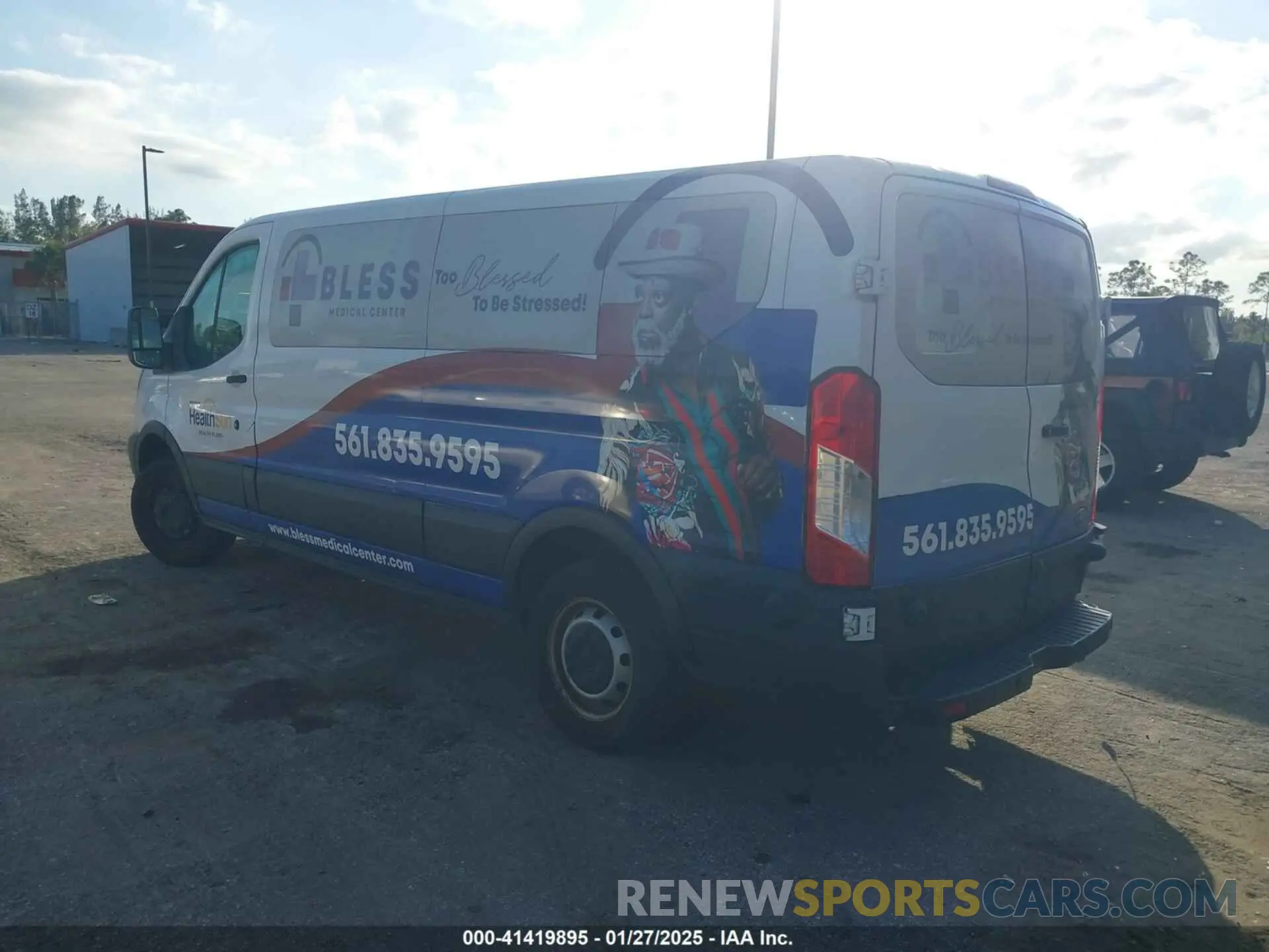 3 fotografías del automóvil dañado 1FBZX2YM2KKA81620 FORD TRANSIT-350 2019