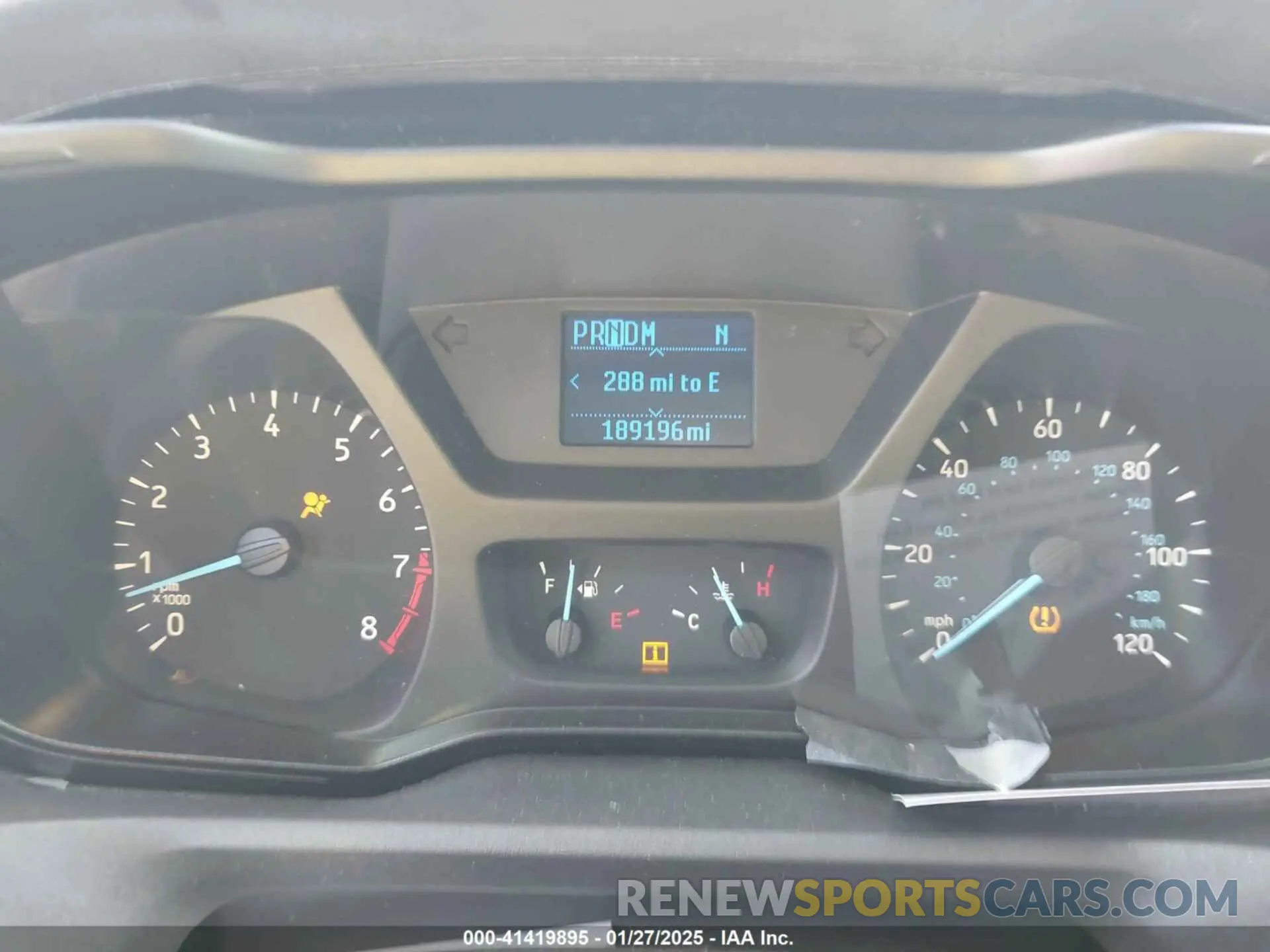 7 fotografías del automóvil dañado 1FBZX2YM2KKA81620 FORD TRANSIT-350 2019