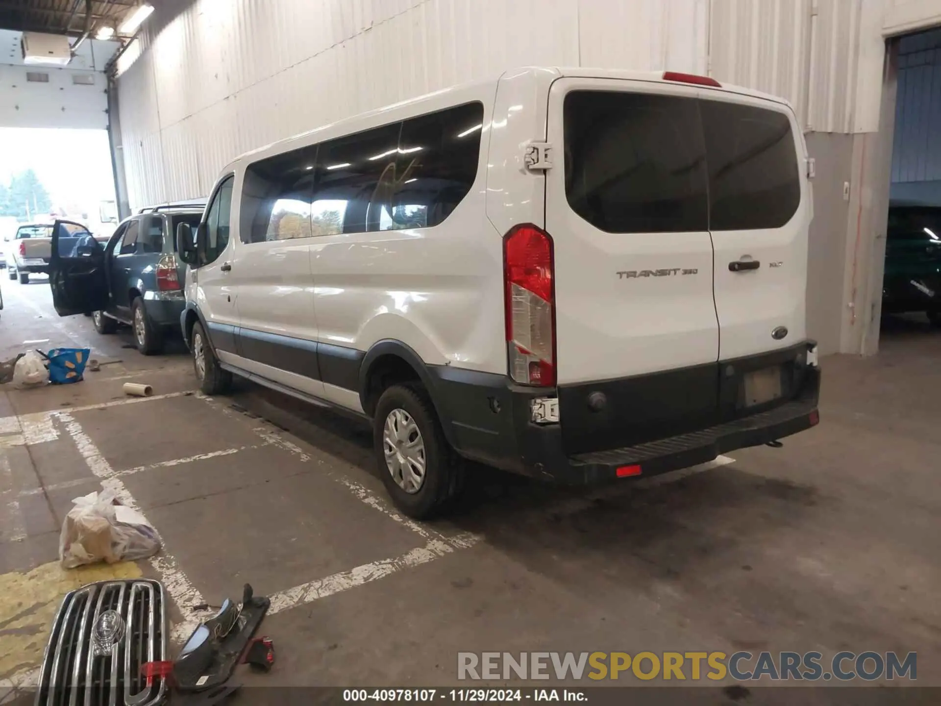 3 fotografías del automóvil dañado 1FBZX2ZM8KKB24761 FORD TRANSIT-350 2019
