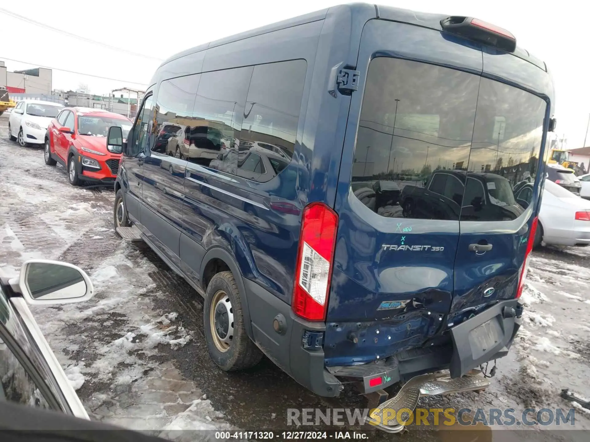 3 fotografías del automóvil dañado 1FDZX2CM0KKA07076 FORD TRANSIT-350 2019