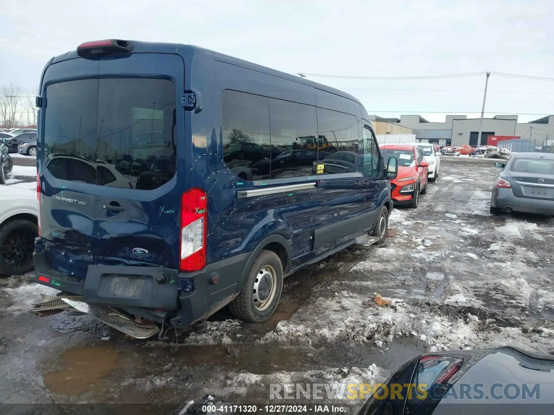 4 fotografías del automóvil dañado 1FDZX2CM0KKA07076 FORD TRANSIT-350 2019