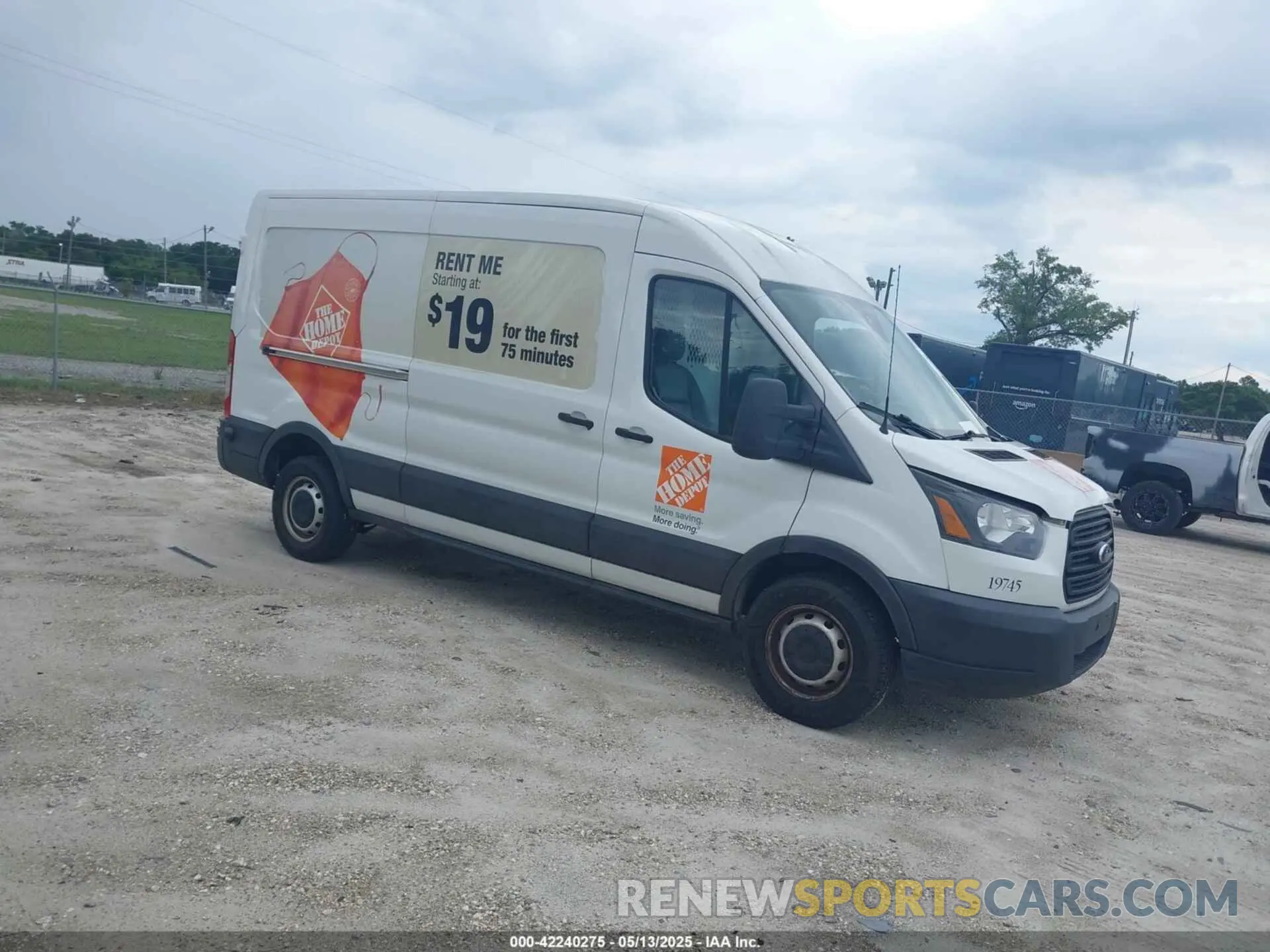 1 fotografías del automóvil dañado 1FTBW2CM3KKB73018 FORD TRANSIT-350 2019