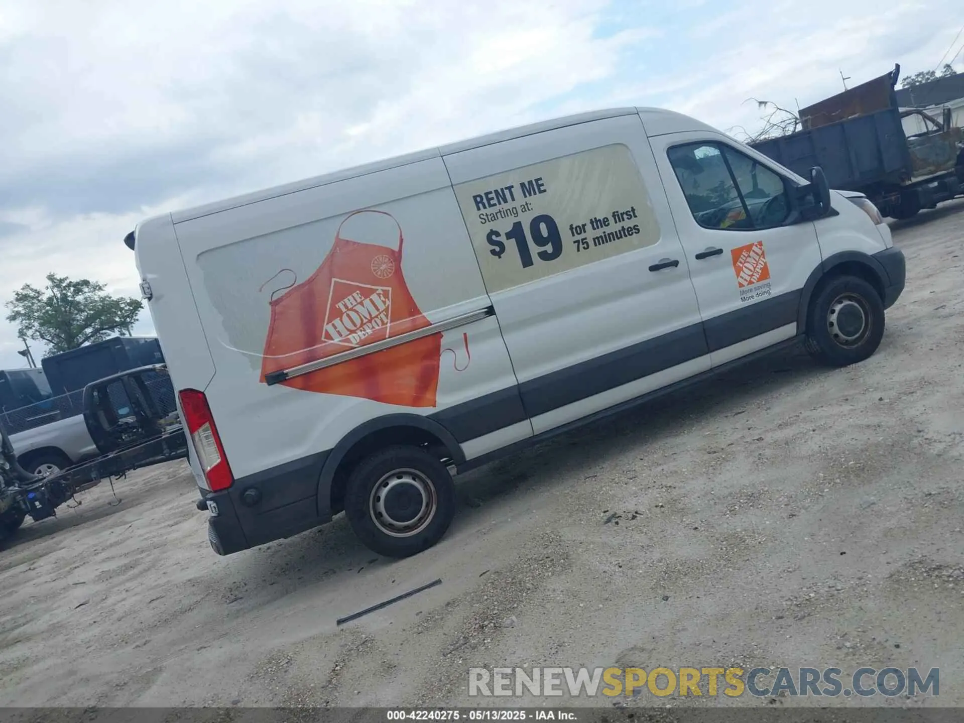 4 fotografías del automóvil dañado 1FTBW2CM3KKB73018 FORD TRANSIT-350 2019