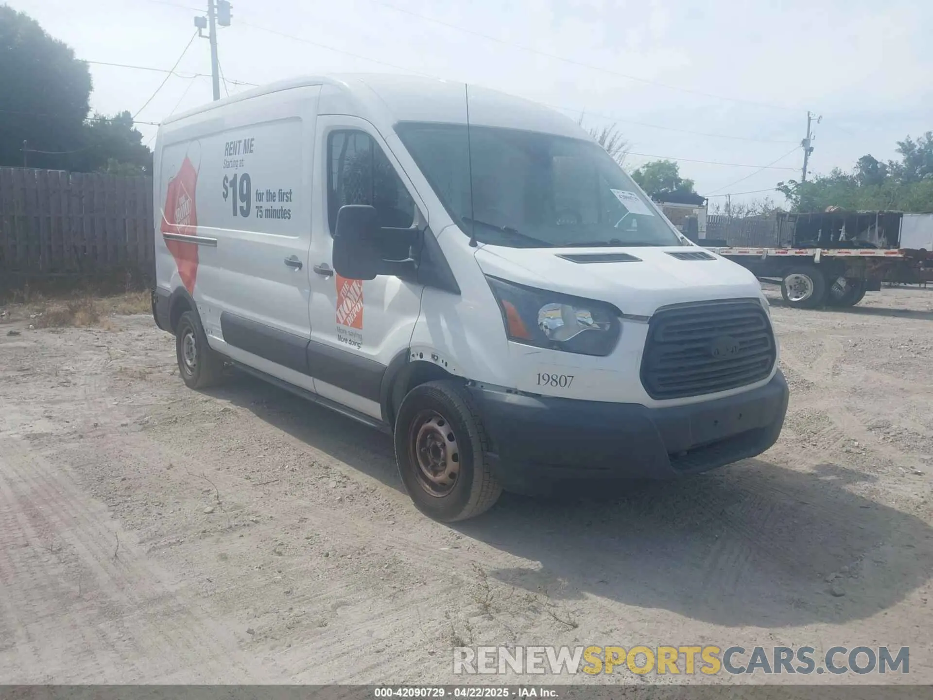 1 fotografías del automóvil dañado 1FTBW2CM8KKB73080 FORD TRANSIT-350 2019