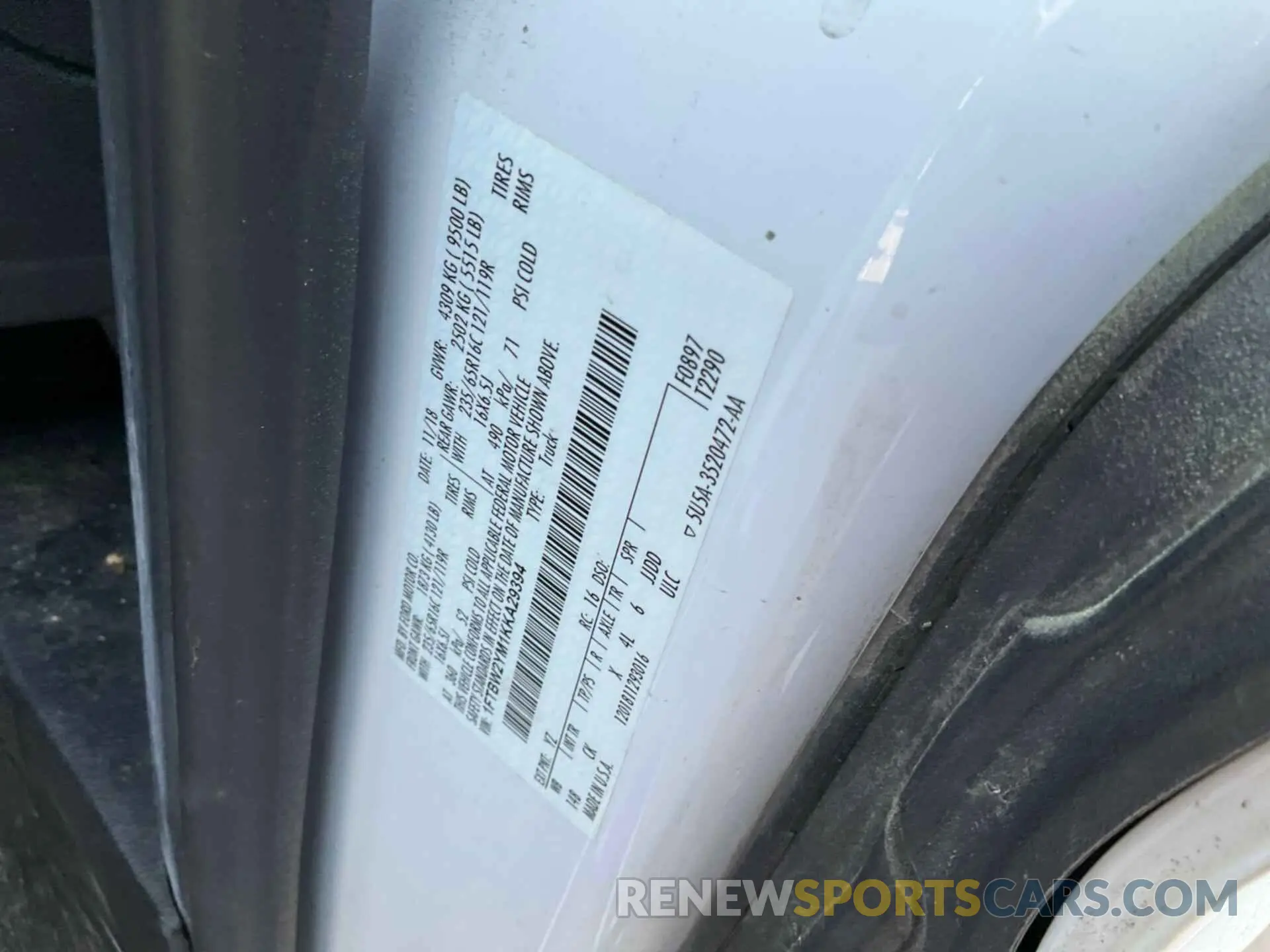 30 fotografías del automóvil dañado 1FTBW2YM1KKA29394 FORD TRANSIT-350 2019