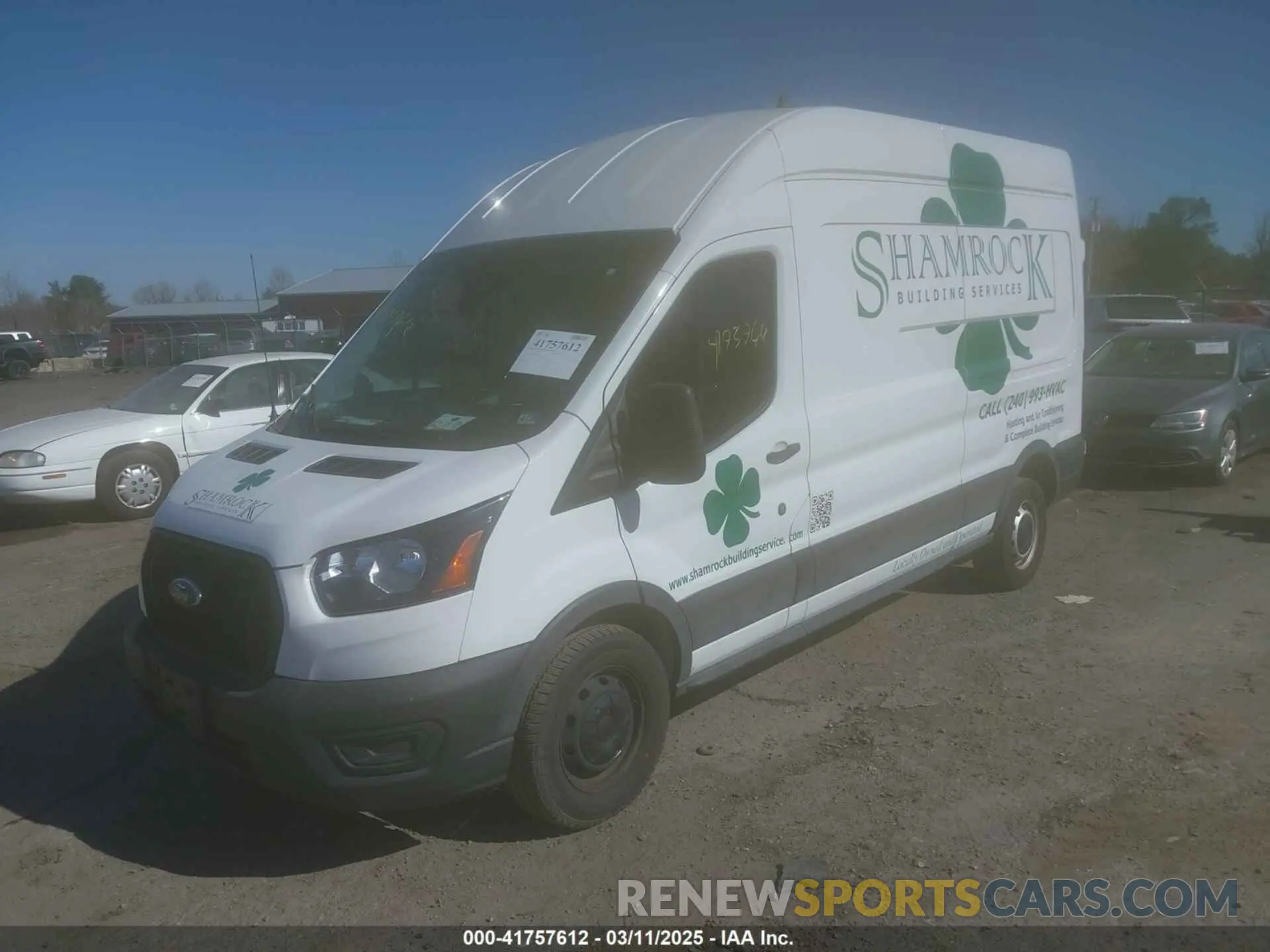 2 fotografías del automóvil dañado 1FTBW1X88NKA48592 FORD TRANSIT-350 2022
