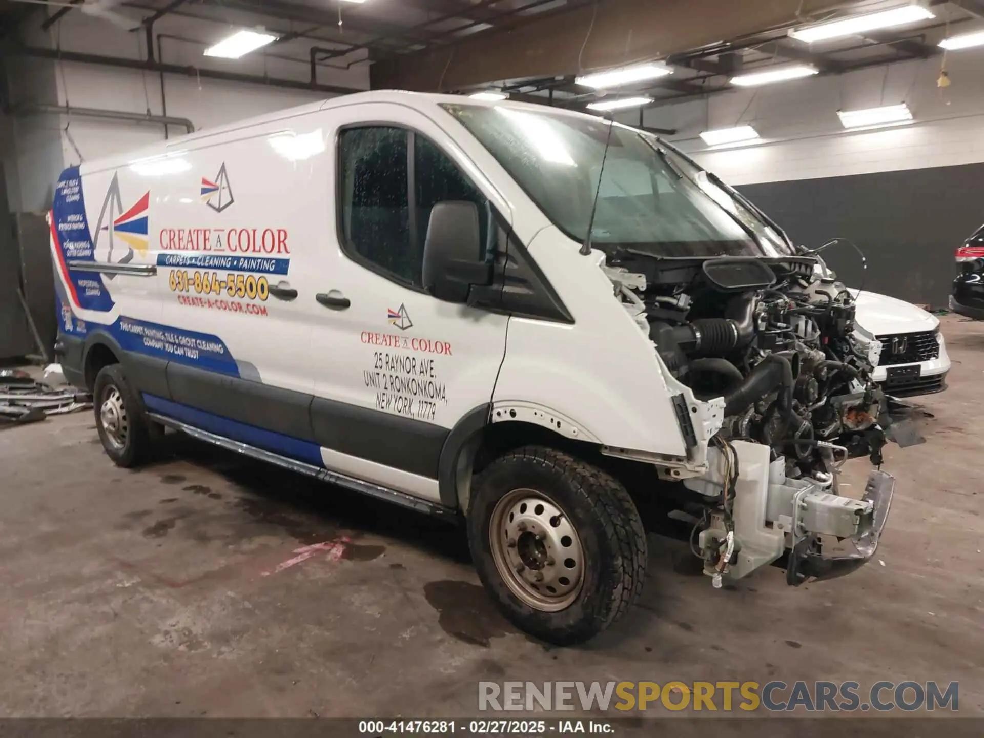 1 fotografías del automóvil dañado 1FTBW1Y89NKA36238 FORD TRANSIT-350 2022